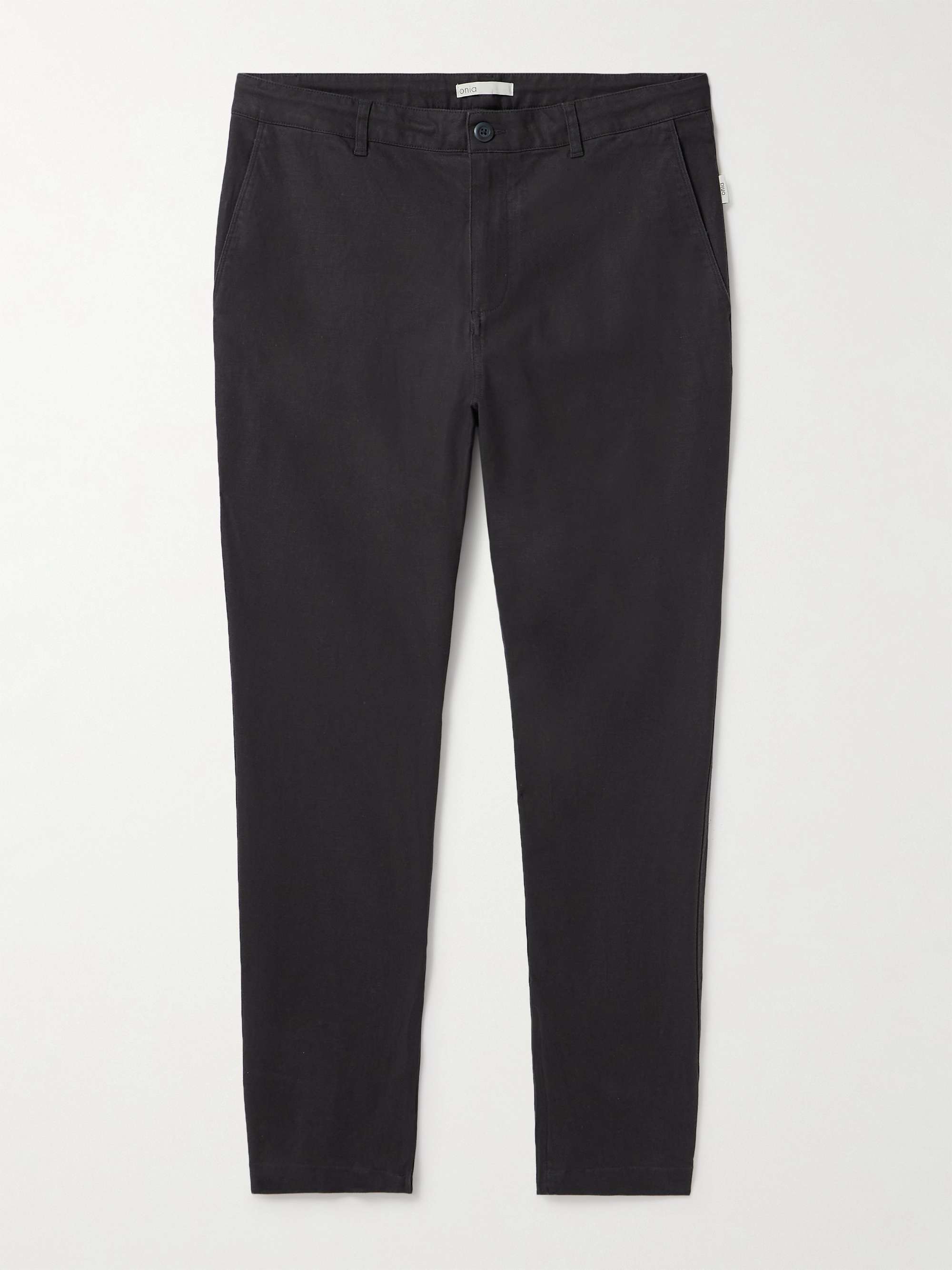 Traveller Tapered Cotton-Blend Trousers view