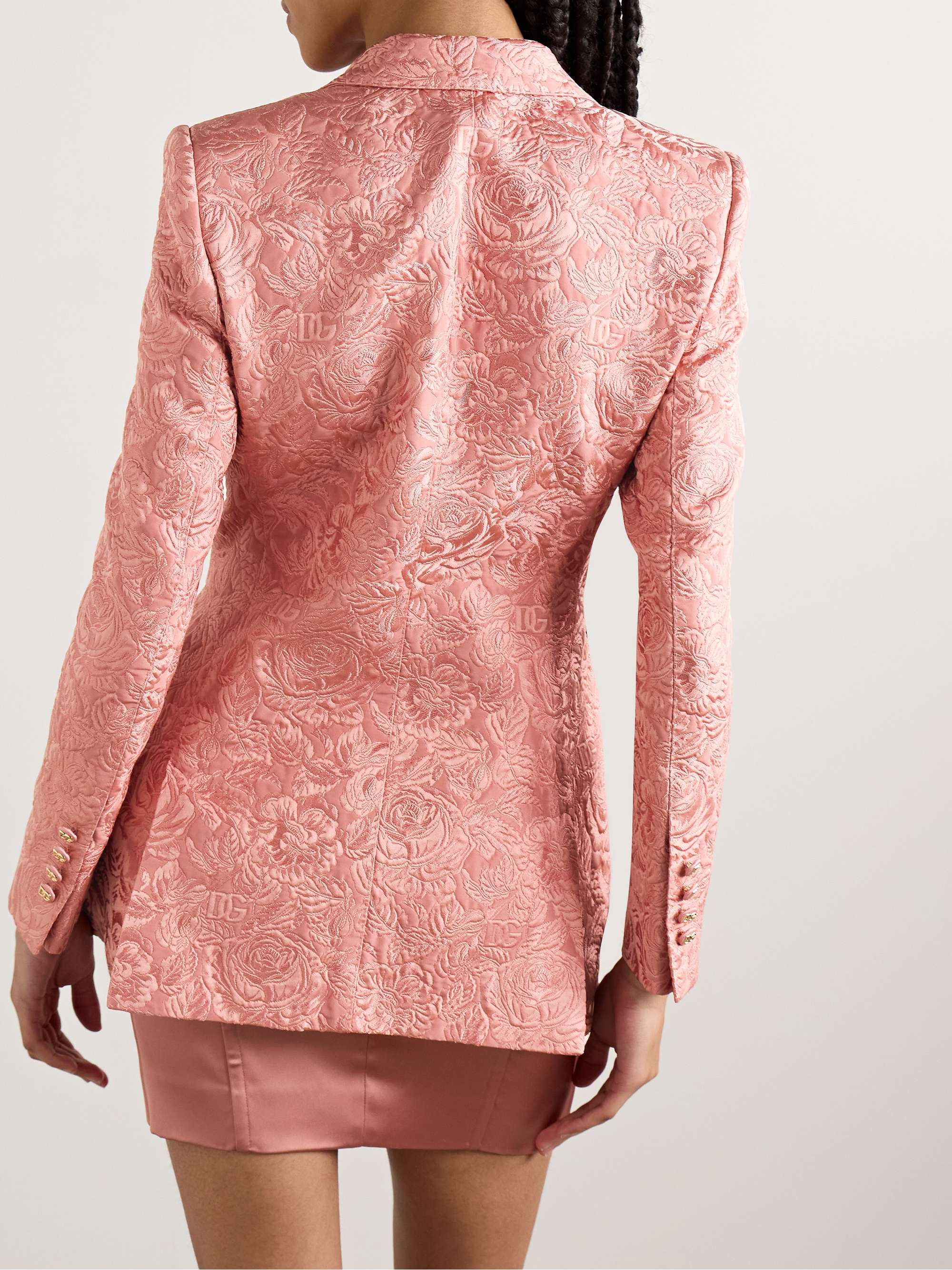 Turlington cloqué blazer view