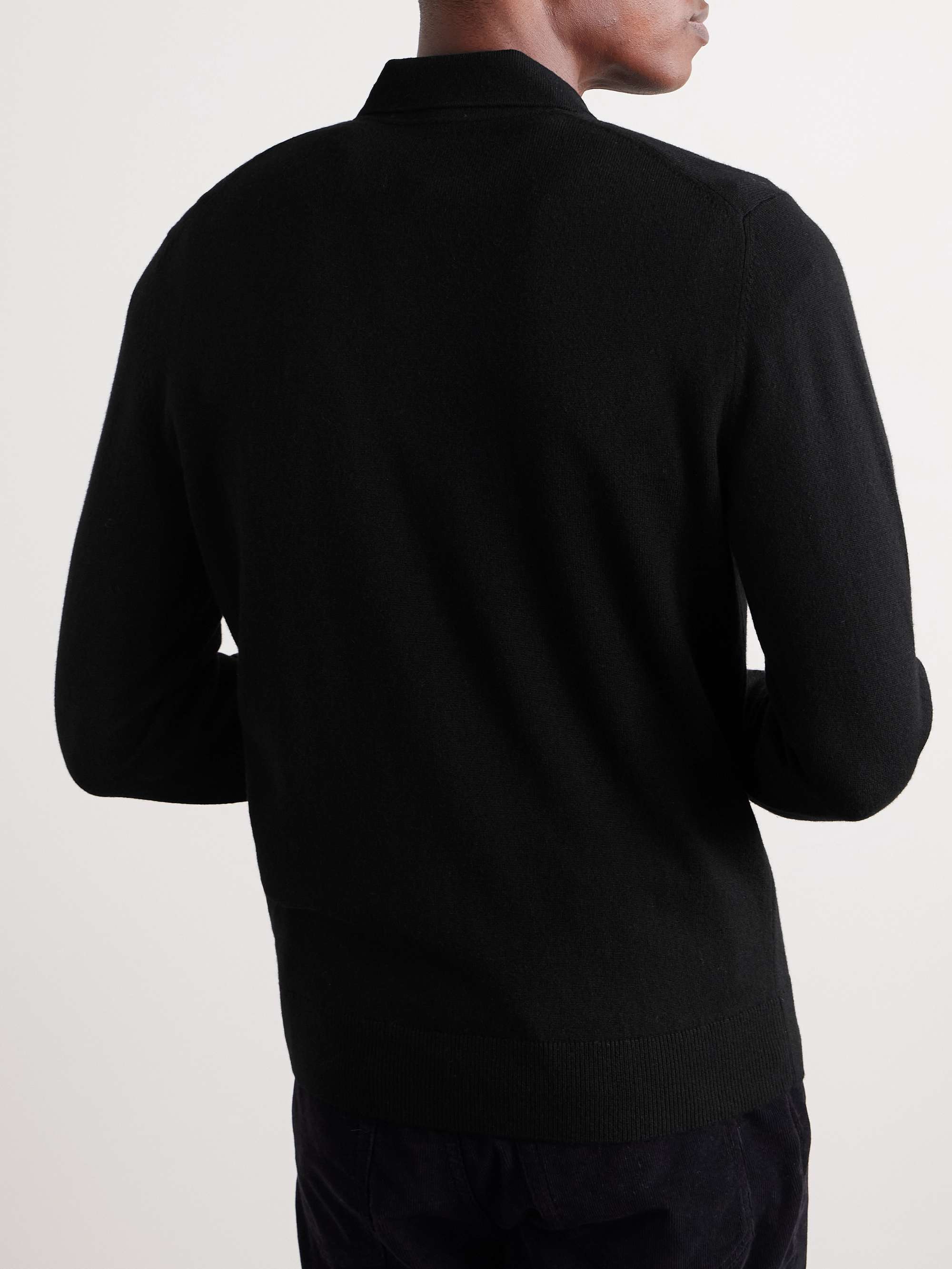 Wool and Cashmere-Blend Polo Shirt view