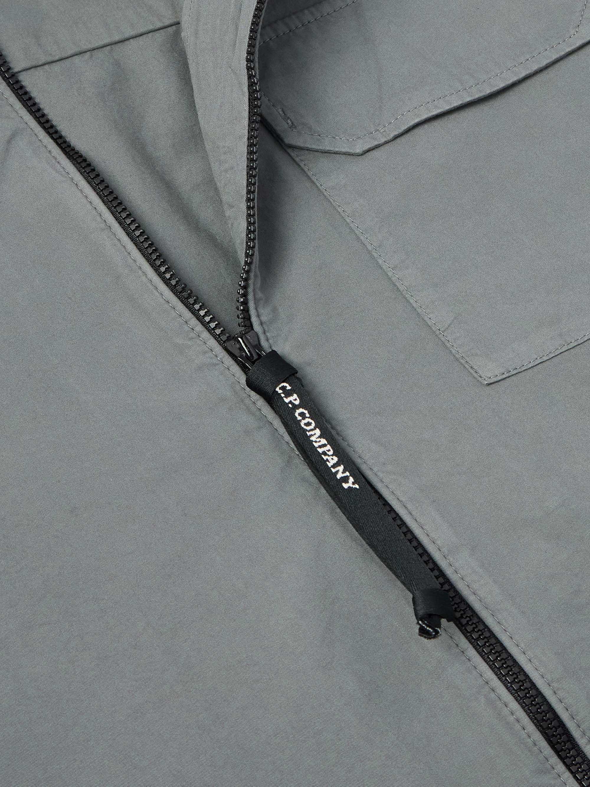 Organic Cotton-Gabardine Overshirt view