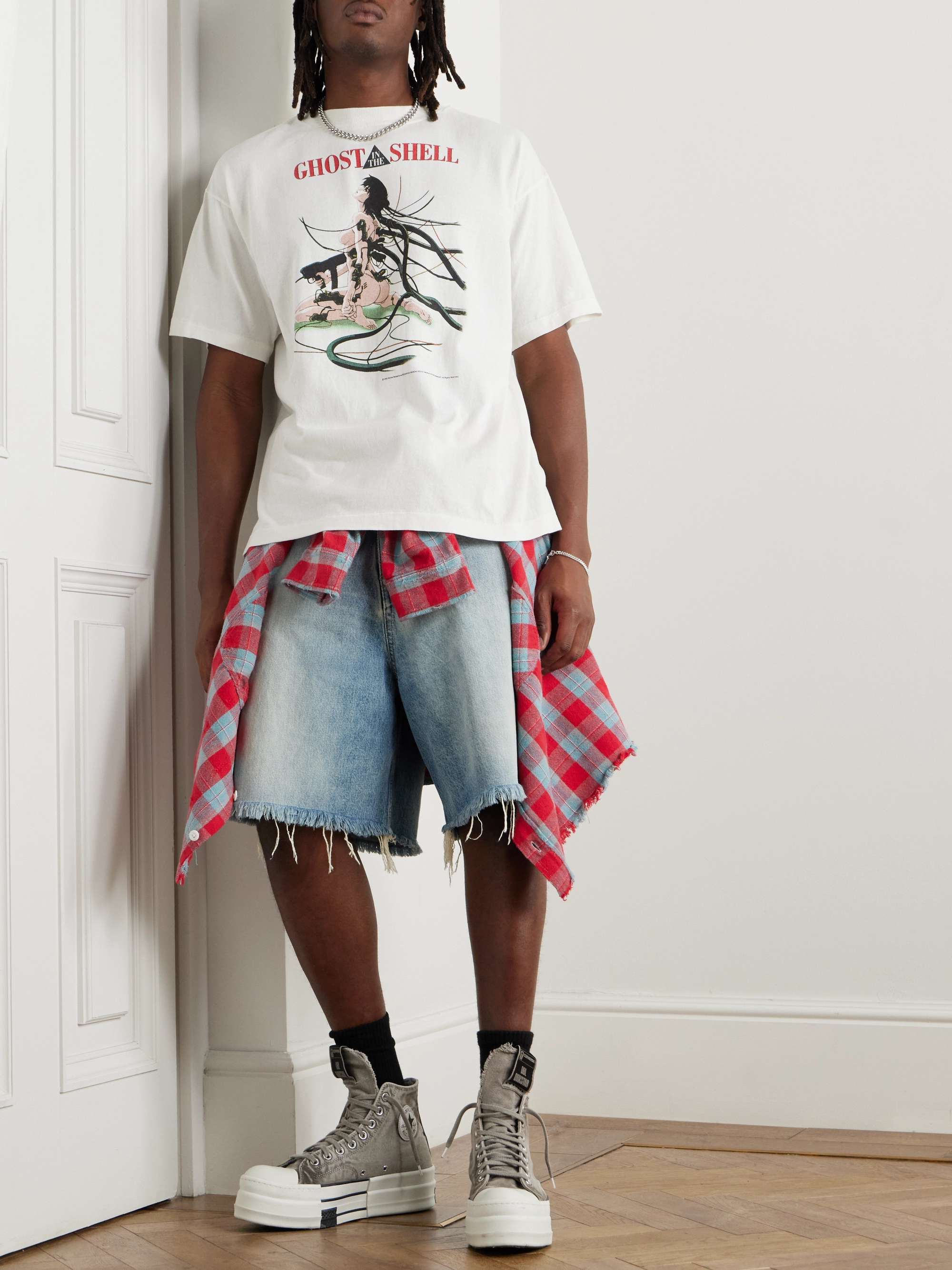 + Ghost in the Shell Printed Cotton-Jersey T-Shirt view