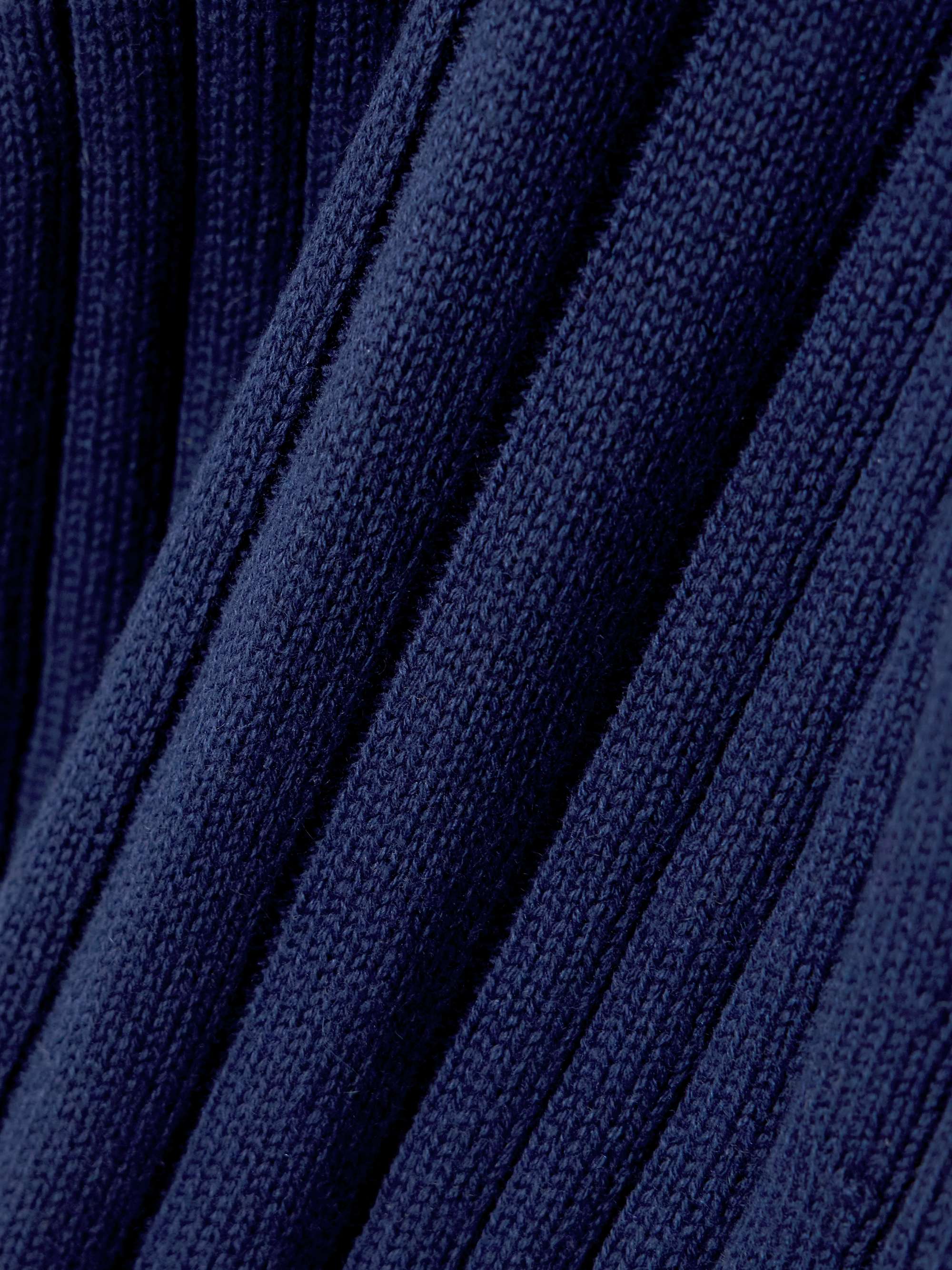 Bosherton ribbed cotton, silk and cashmere-blend tank view