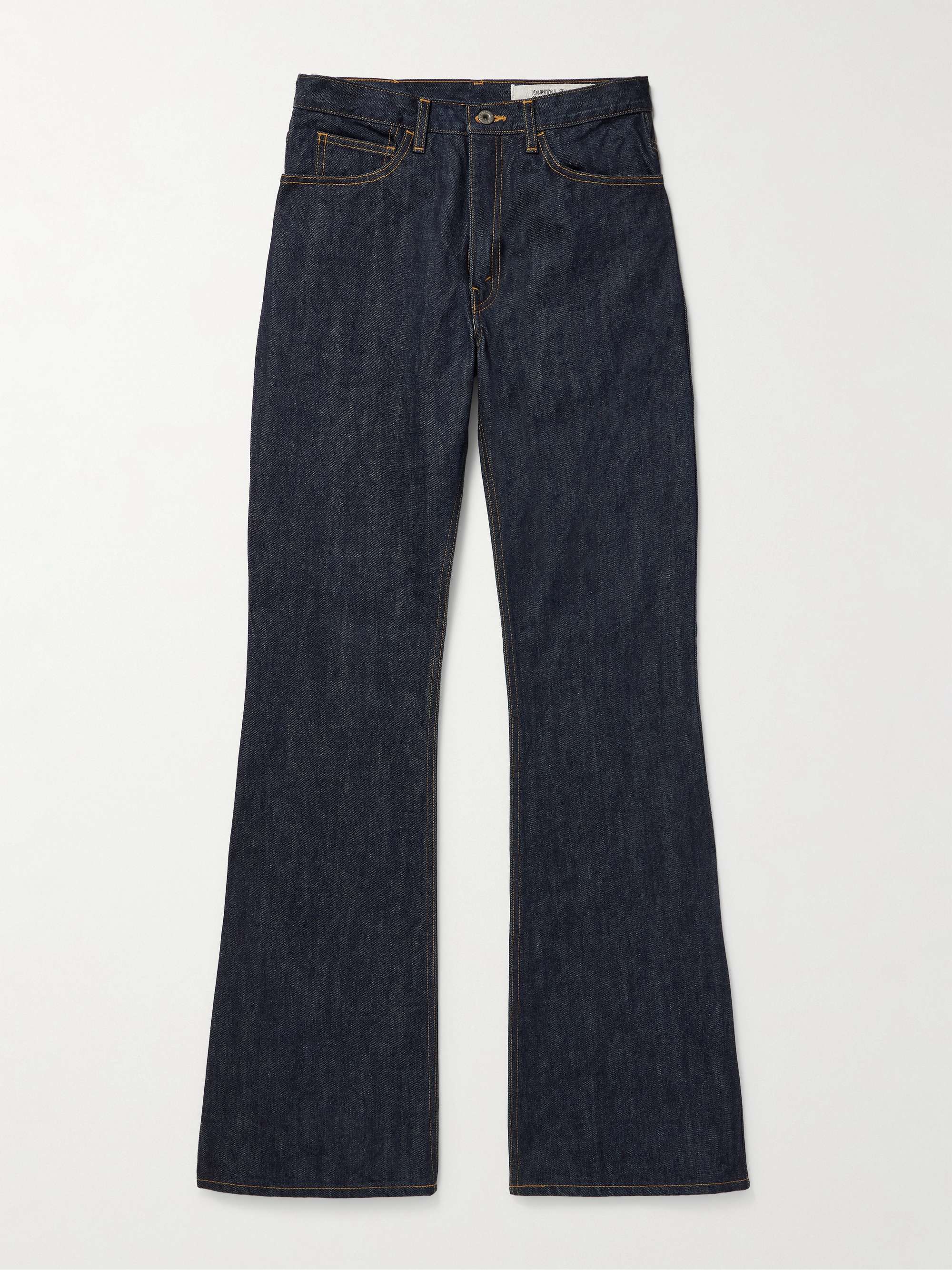 Slim-Fit Flared Jeans view