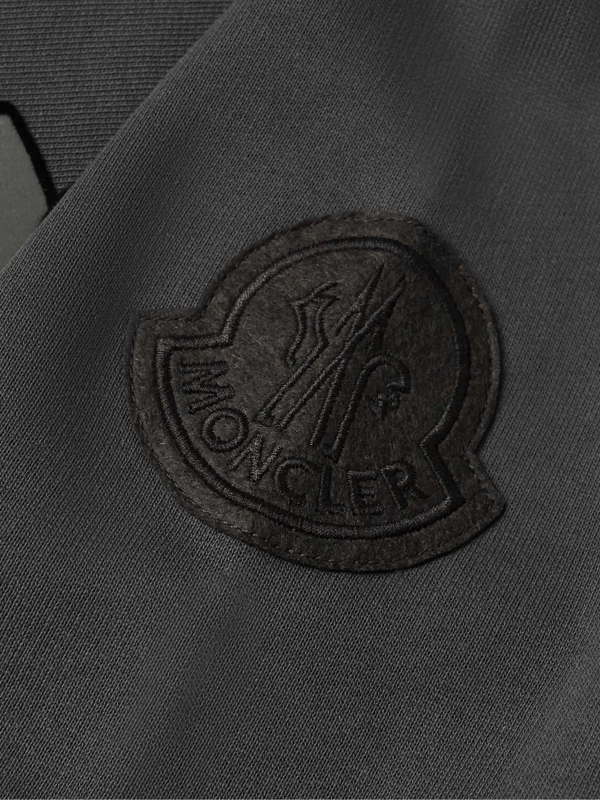 2 Moncler 1952 Logo-Flocked Cotton-Jersey Sweatshirt view