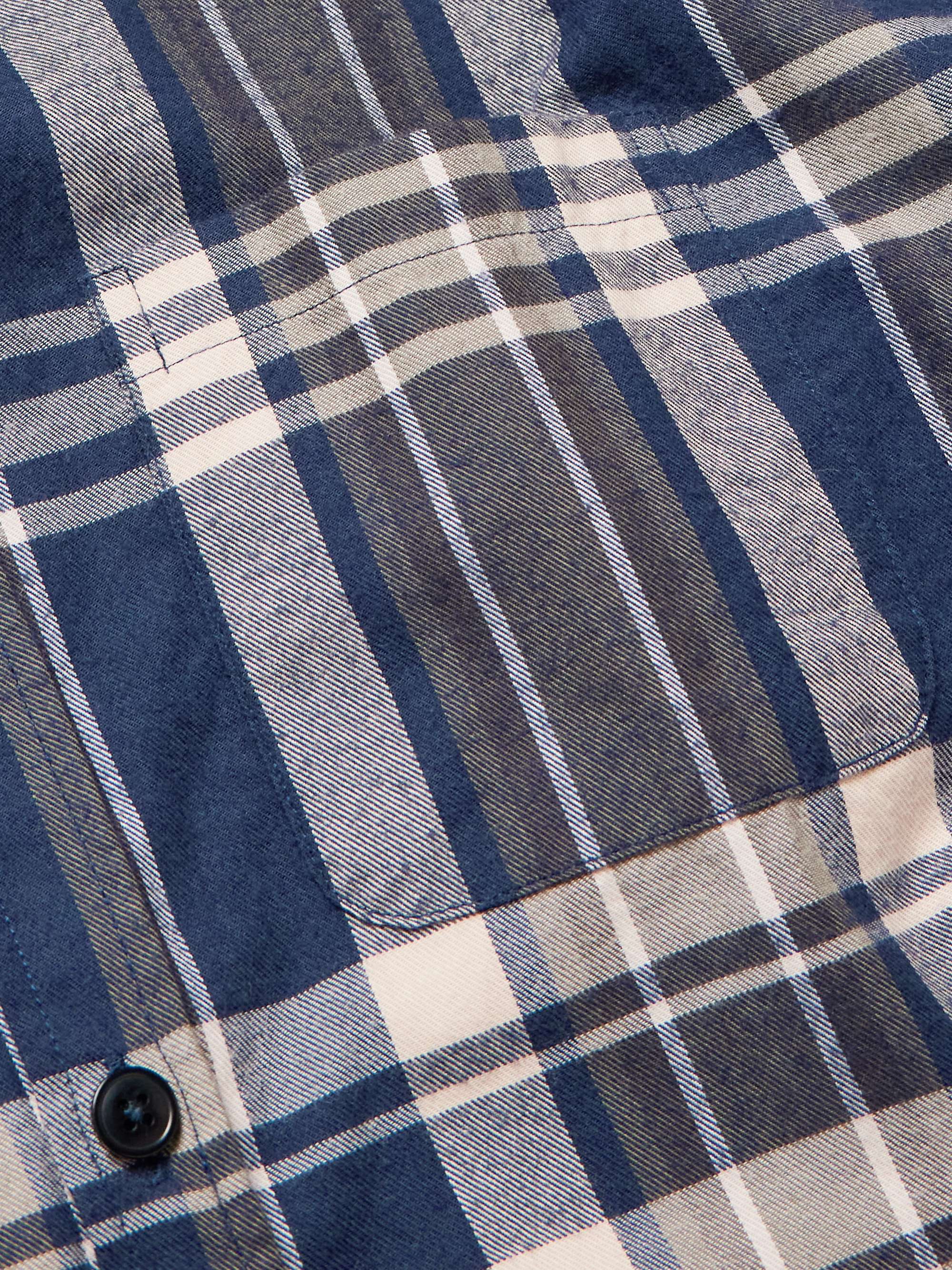 New York Special Checked Organic Cotton-Twill Shirt view