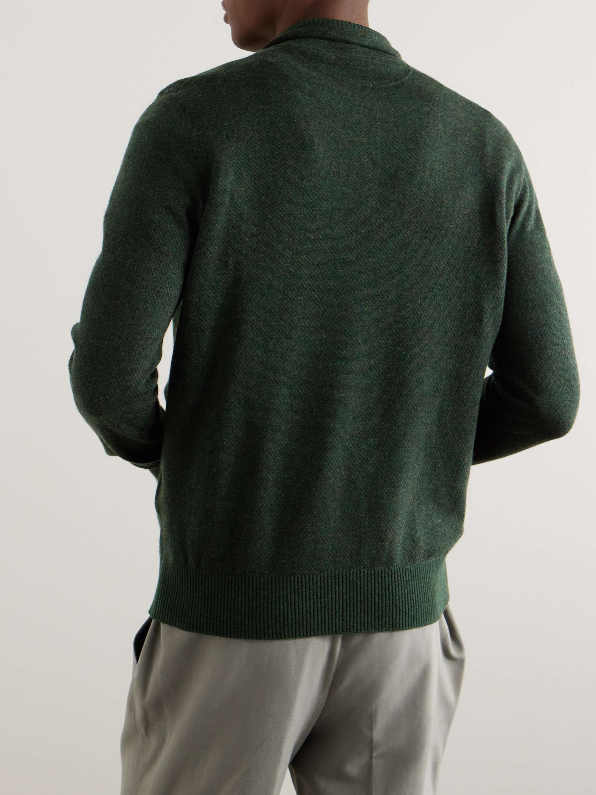 Roadster Cashmere Zip-Up Cardigan view