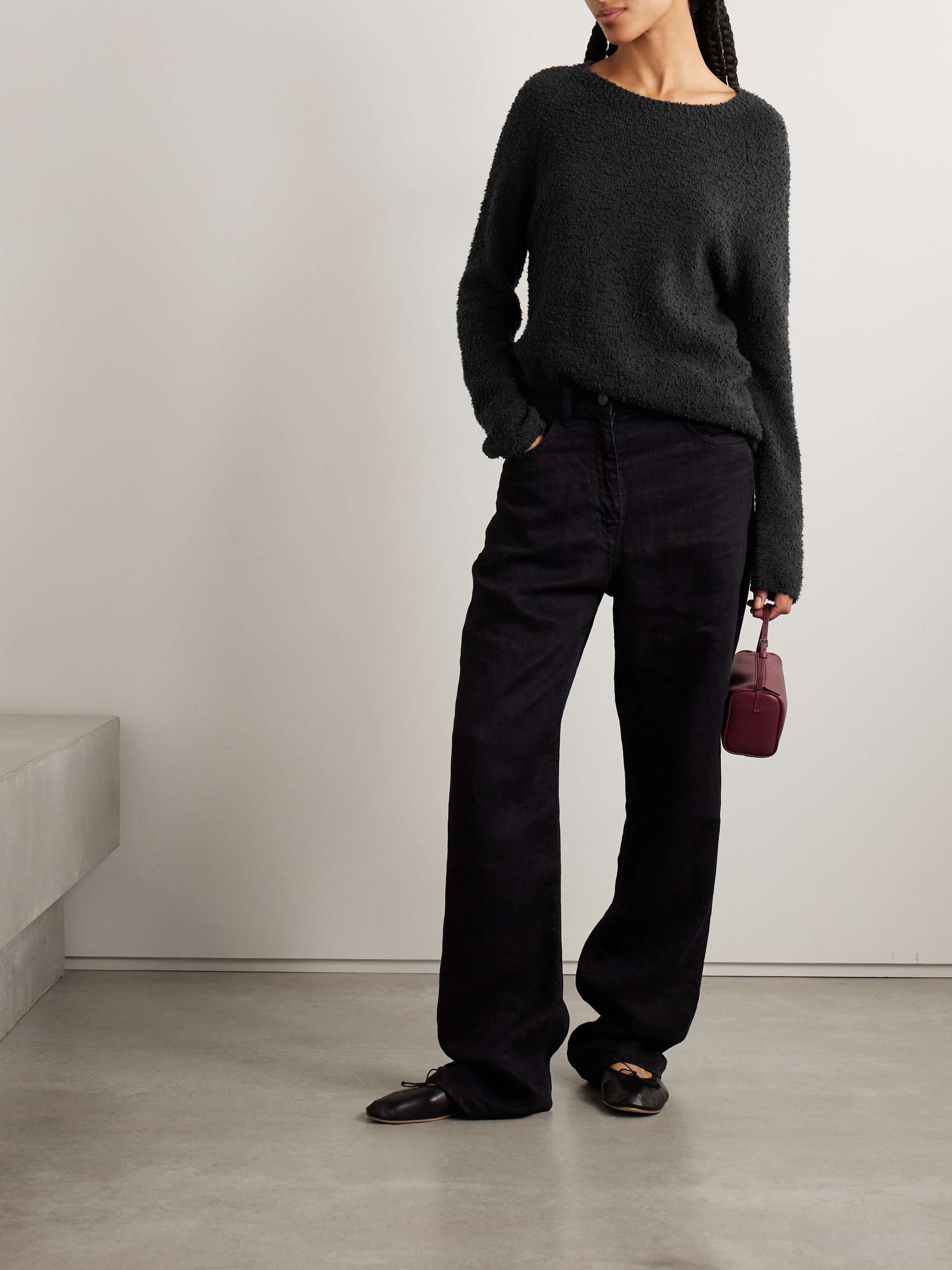 Kathy cotton-bouclé sweater view