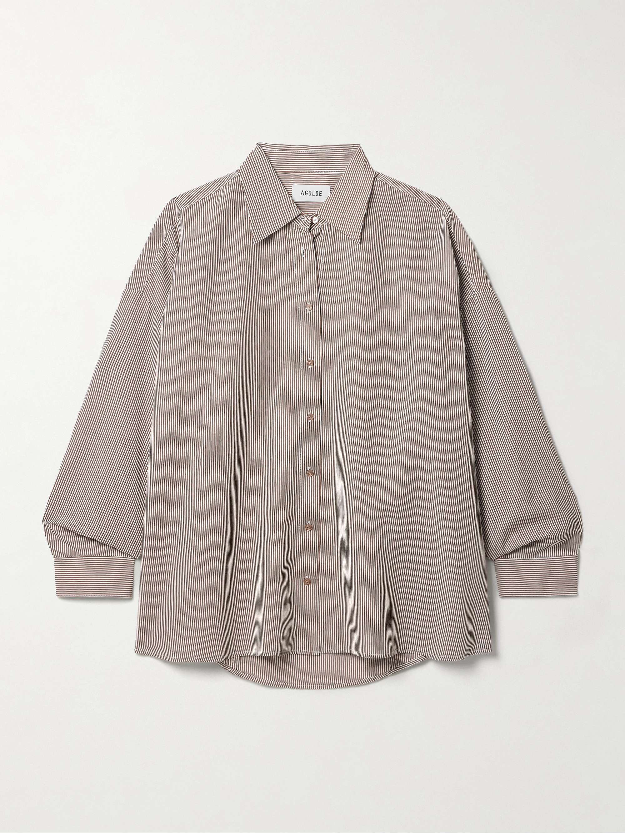 Roux striped woven shirt view