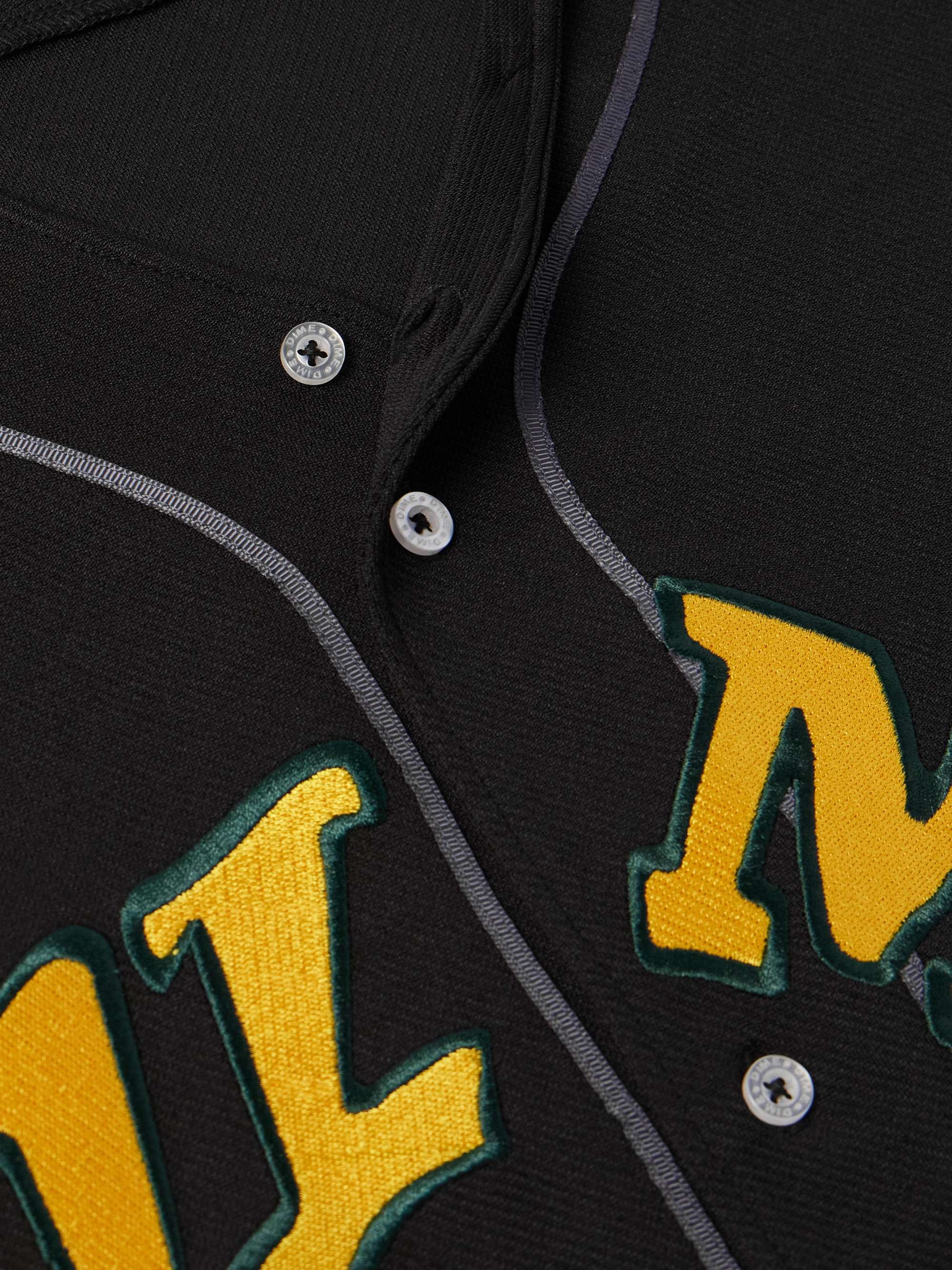 League Logo-Appliquéd Jersey Shirt view