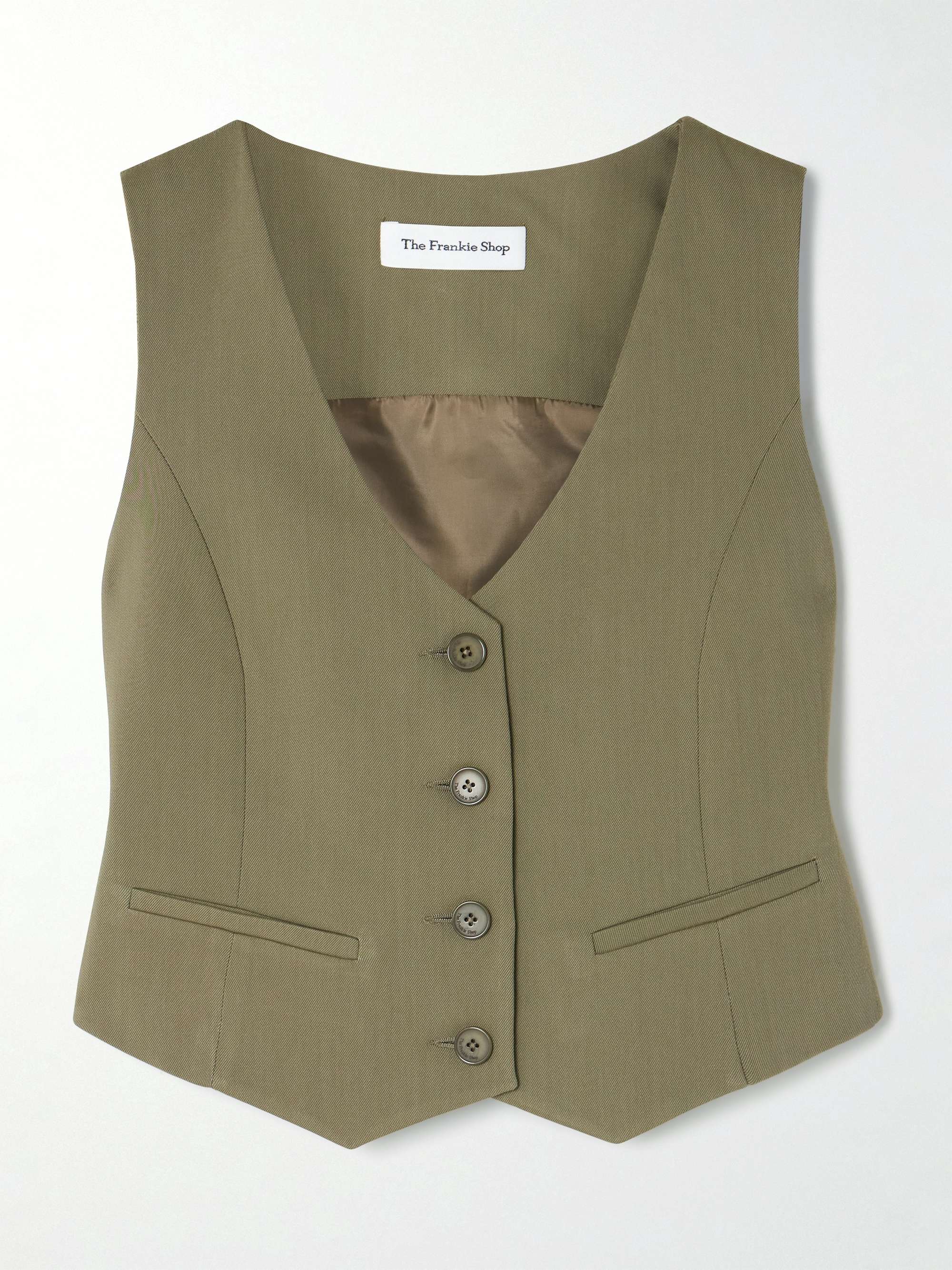 Roma woven vest view