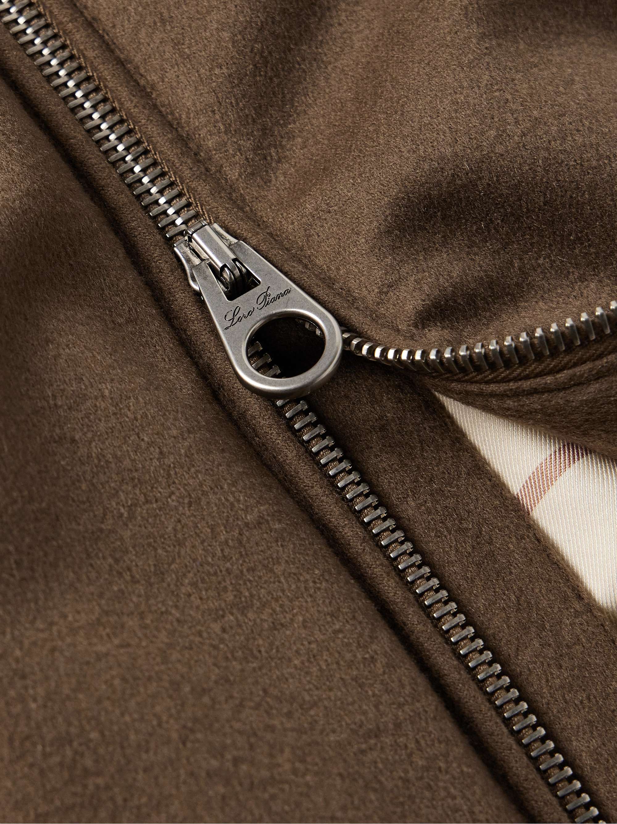 Green Storm System® Padded Cashmere Bomber Jacket view