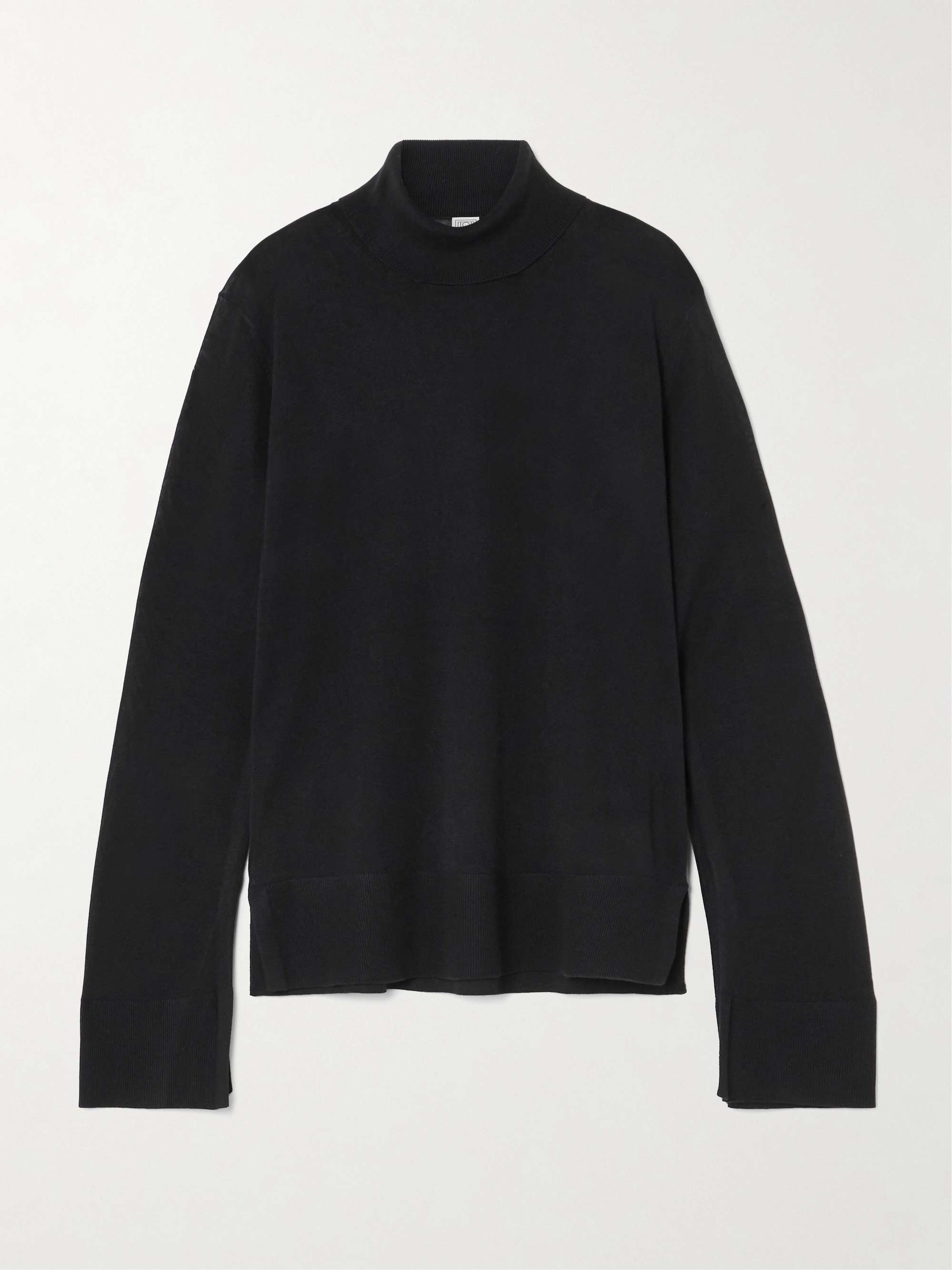 Lyocell-blend turtleneck sweater view