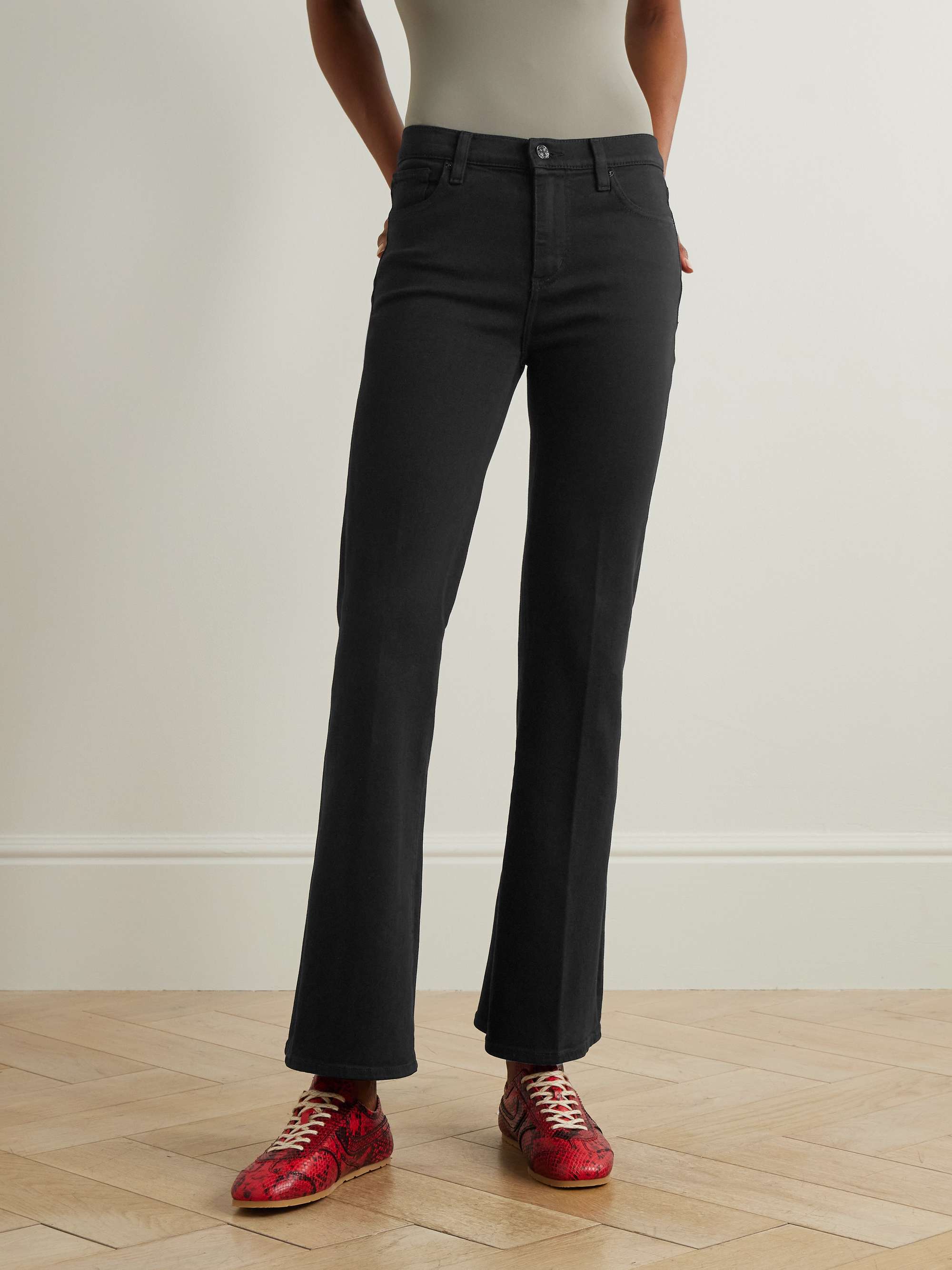 The Icon low-rise bootcut jeans view
