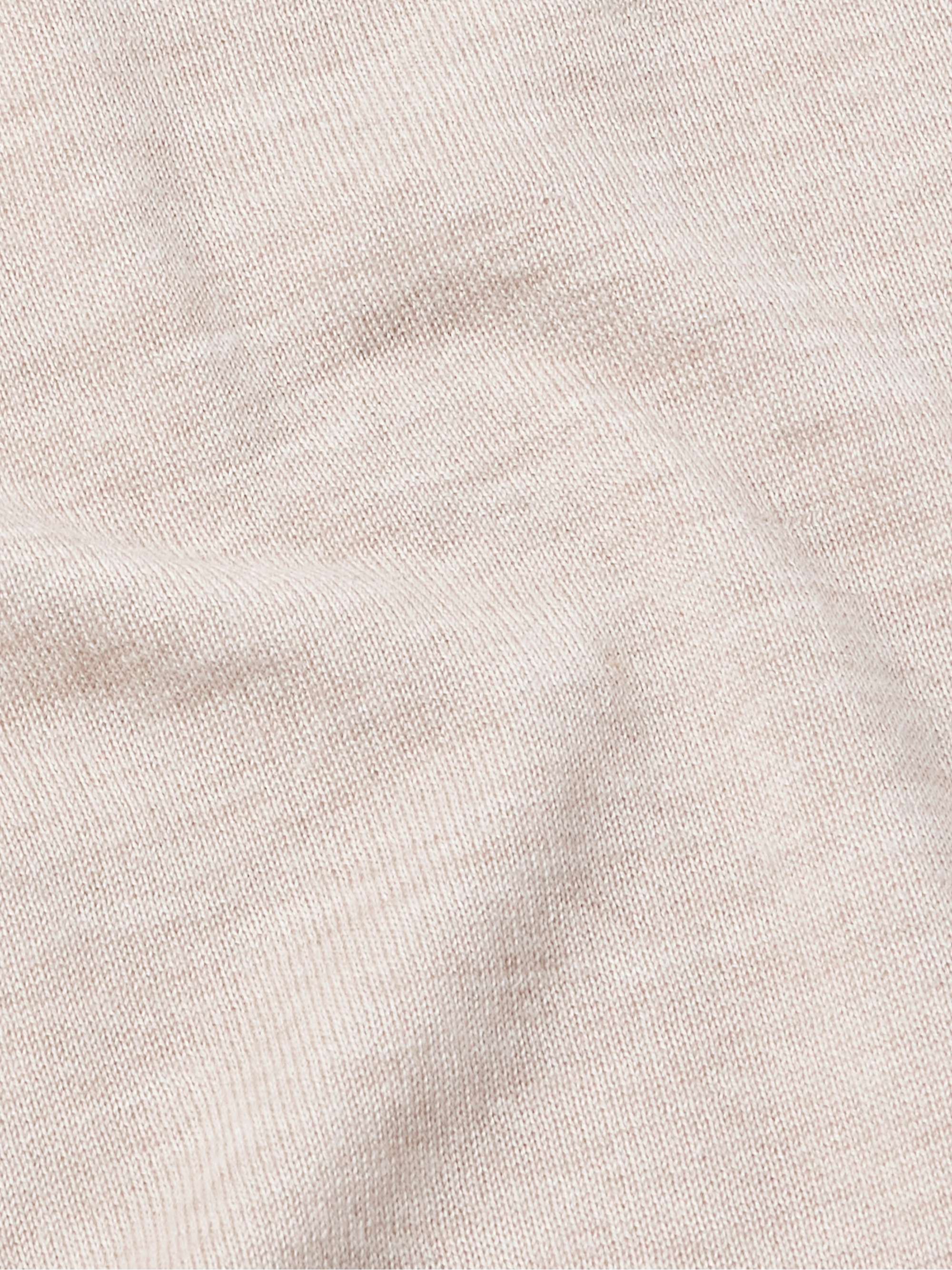 Slim-Fit Cashmere and Silk-Blend T-Shirt view