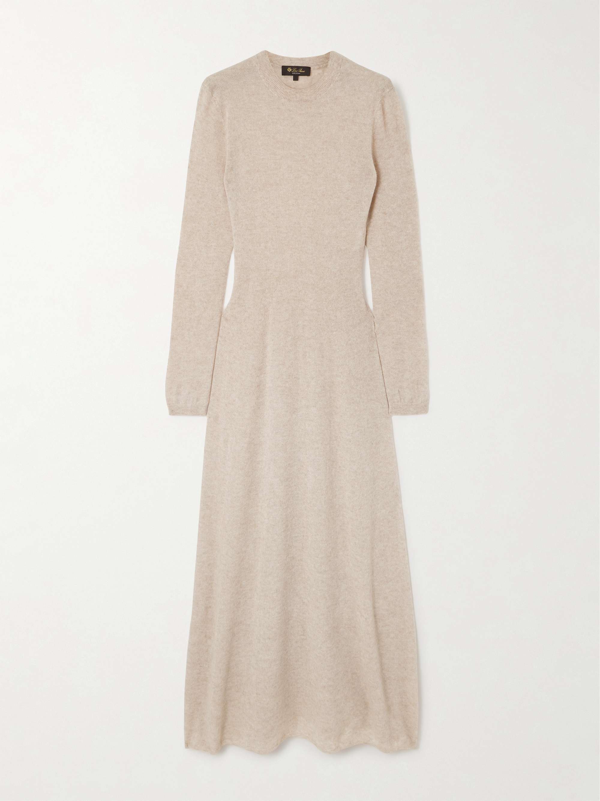 Camino cashmere and silk-blend midi dress view