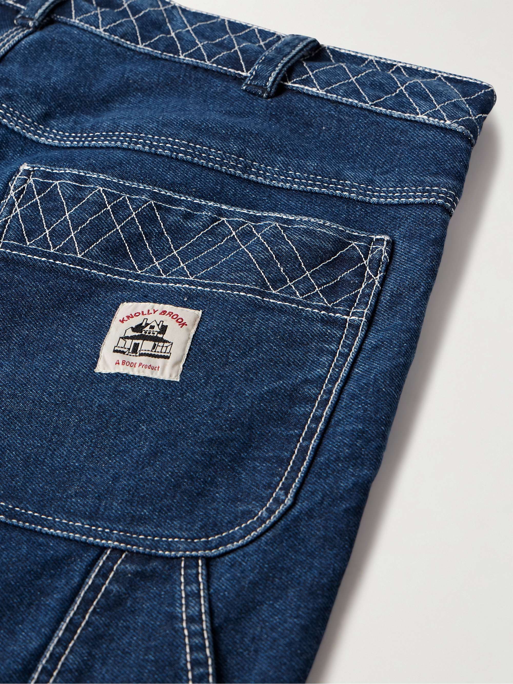Knolly Brook Straight-Leg Embroidered Jeans view