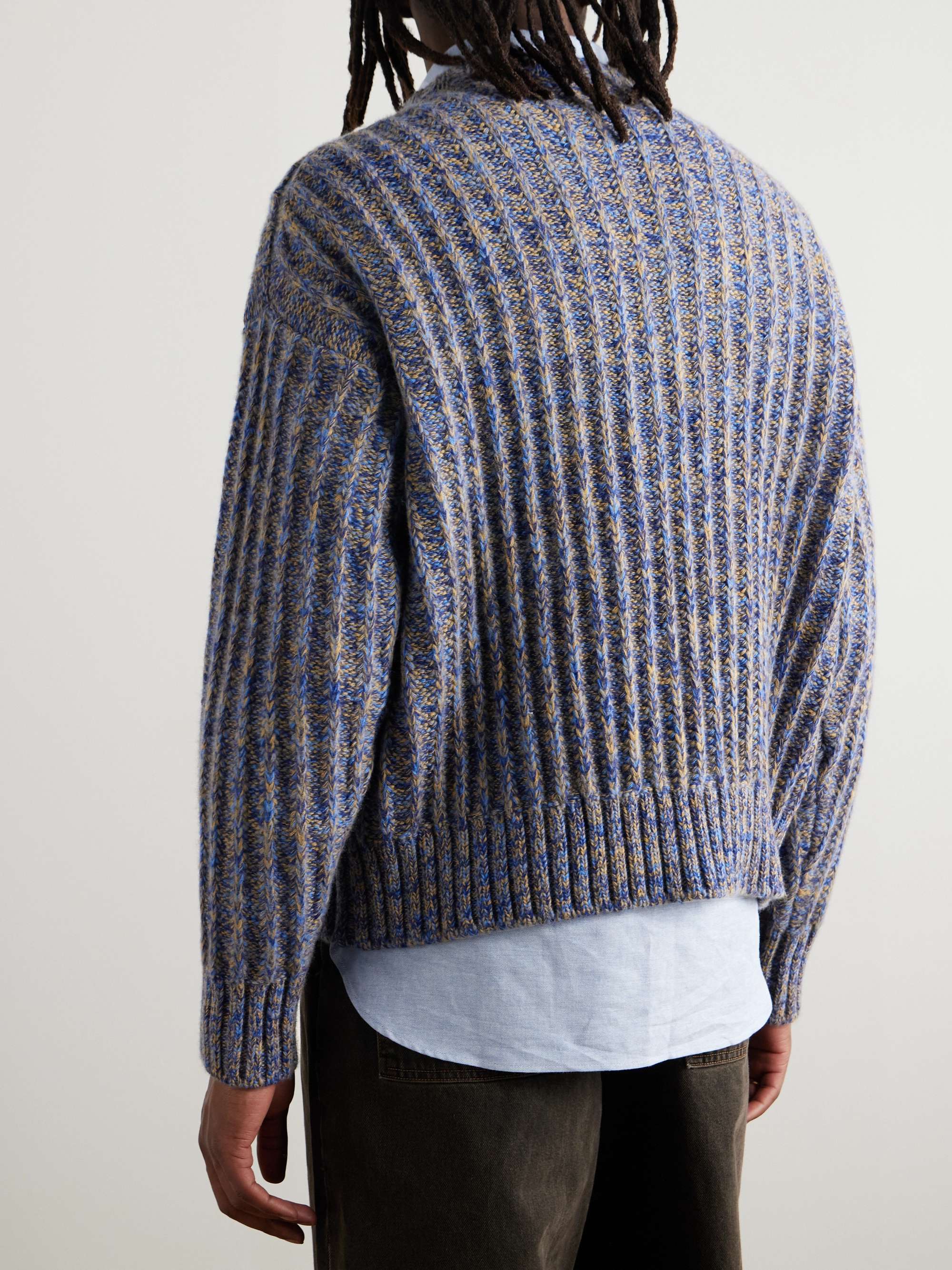 Vela Ribbed Wool and Cashmere-Blend Sweater view