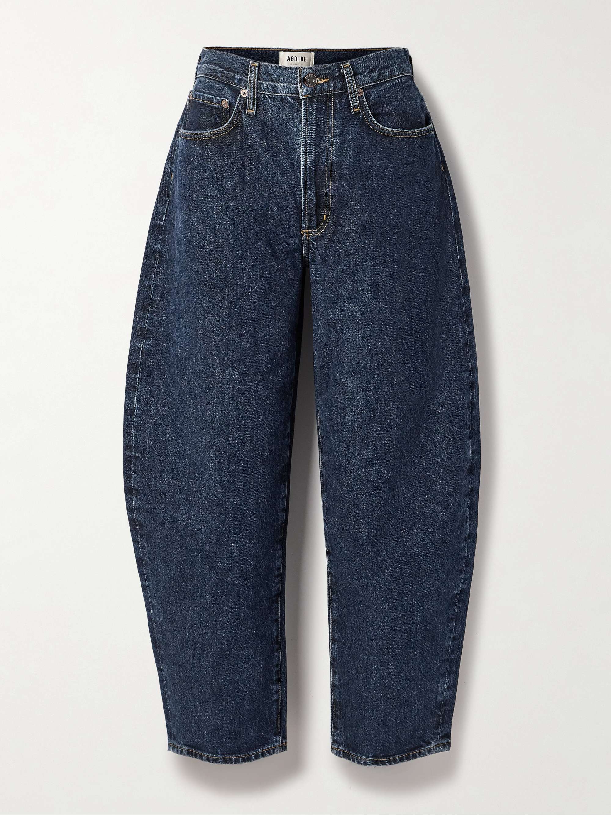 Balloon high-rise barrel-leg jeans view