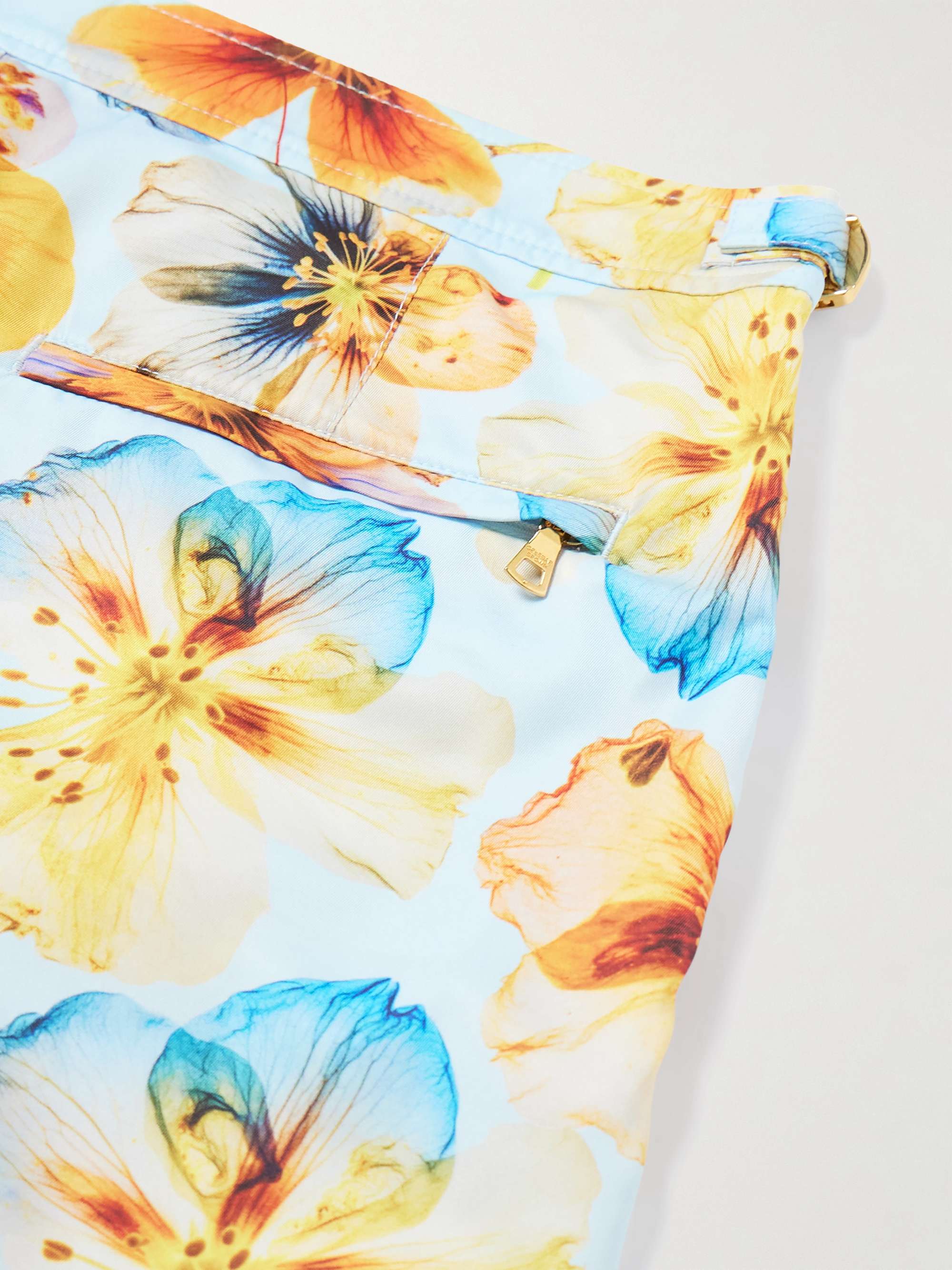 Bulldog Slim-Fit Mid-Length Floral-Print Recycled Swim Shorts view