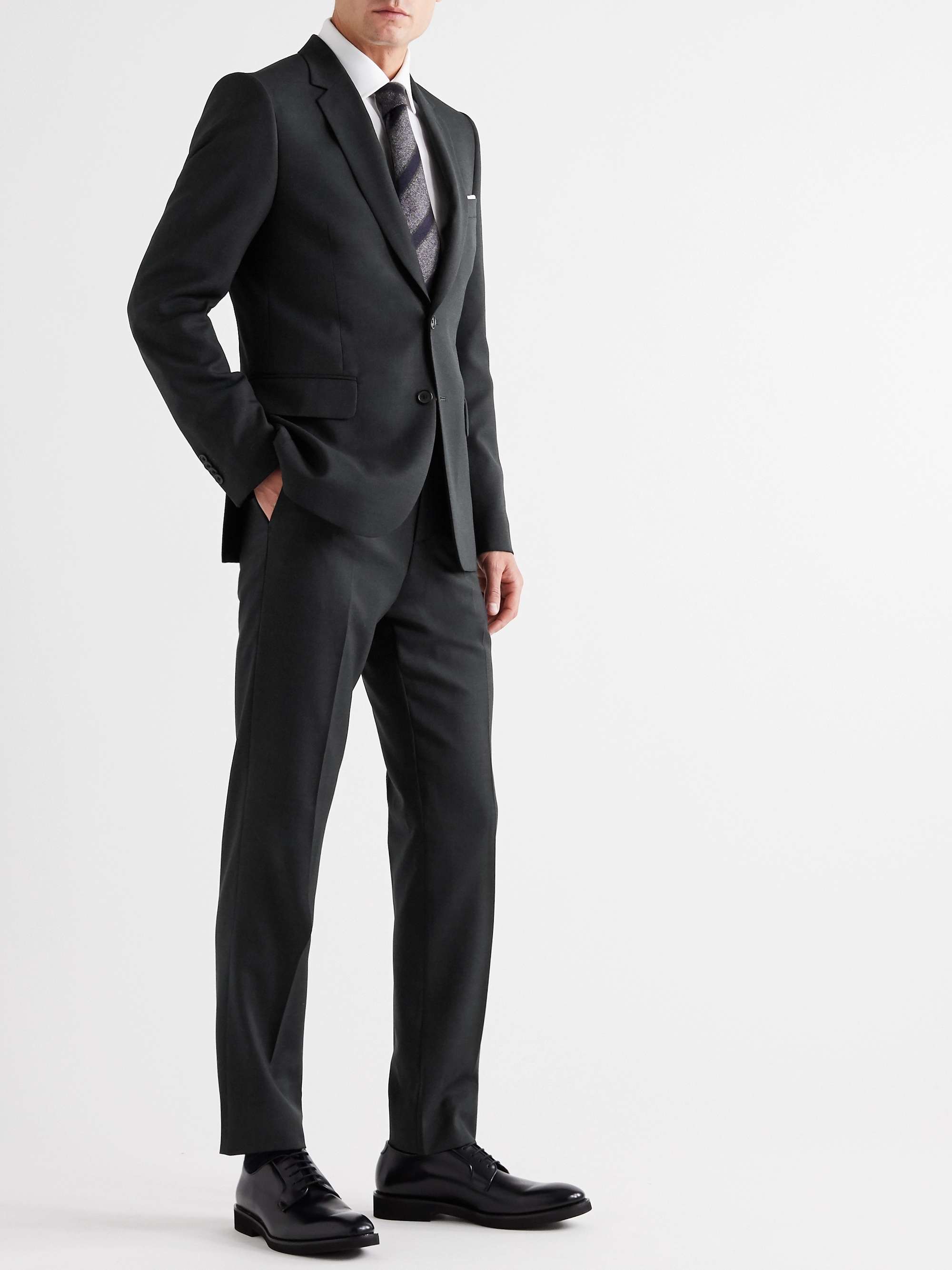 Soho Slim-Fit Wool Suit Trousers view