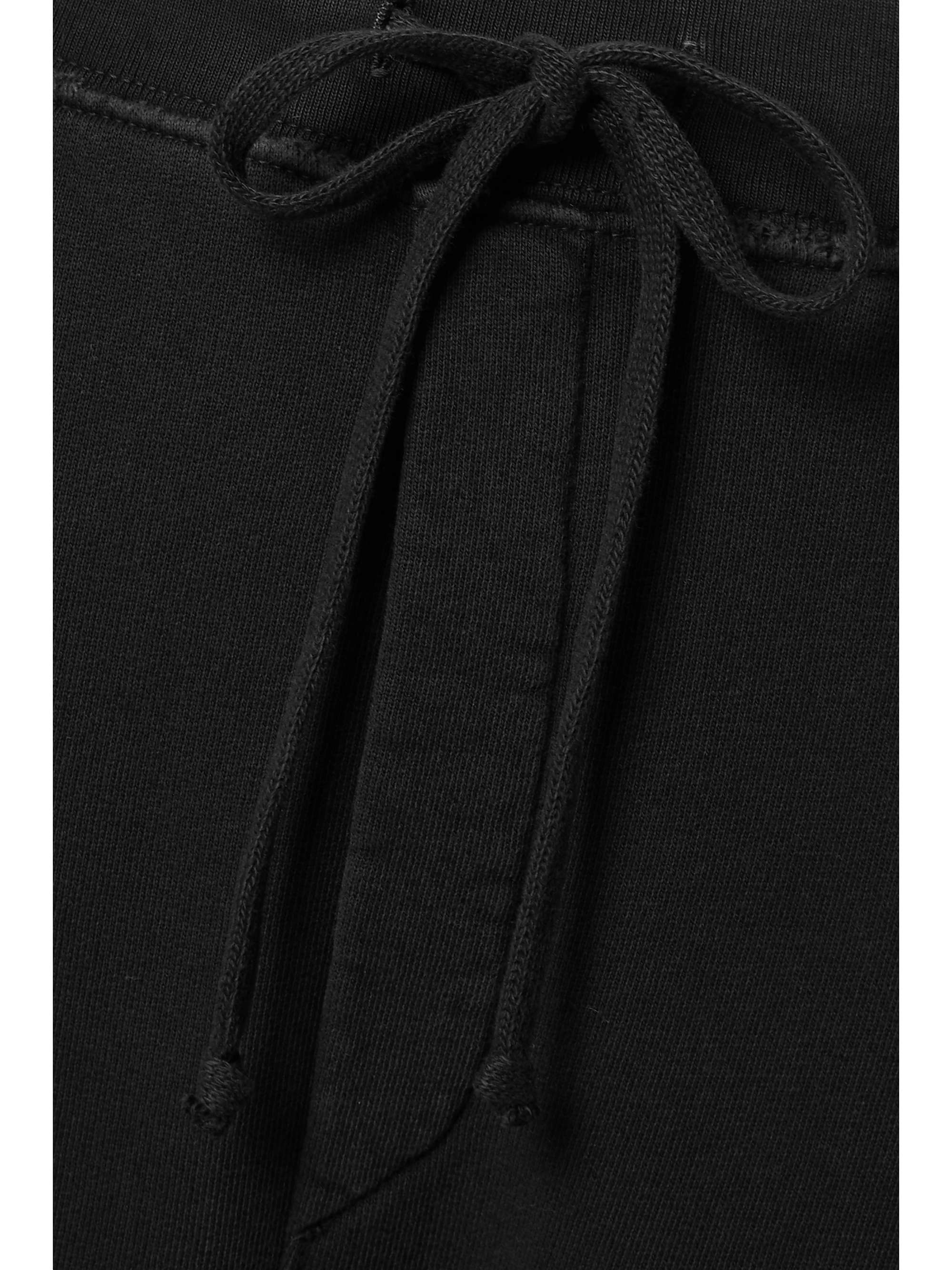 Nolan cropped cotton-jersey track pants view