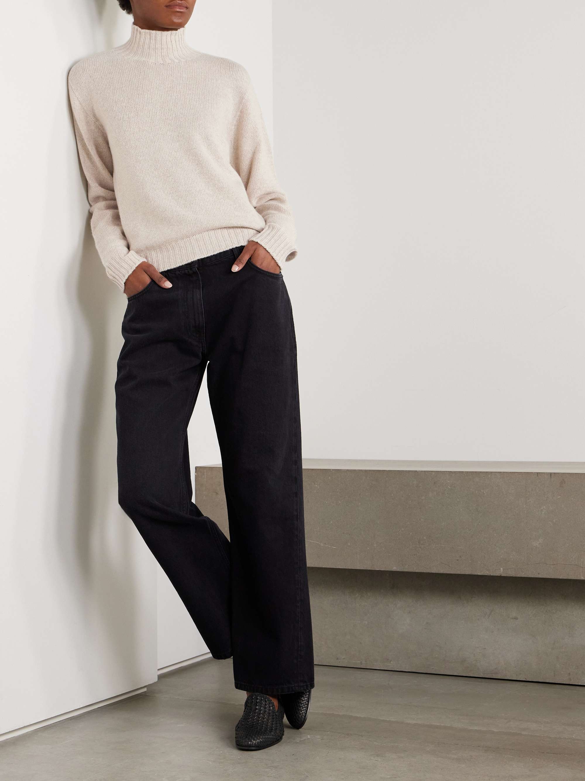 Kensington cashmere turtleneck sweater view