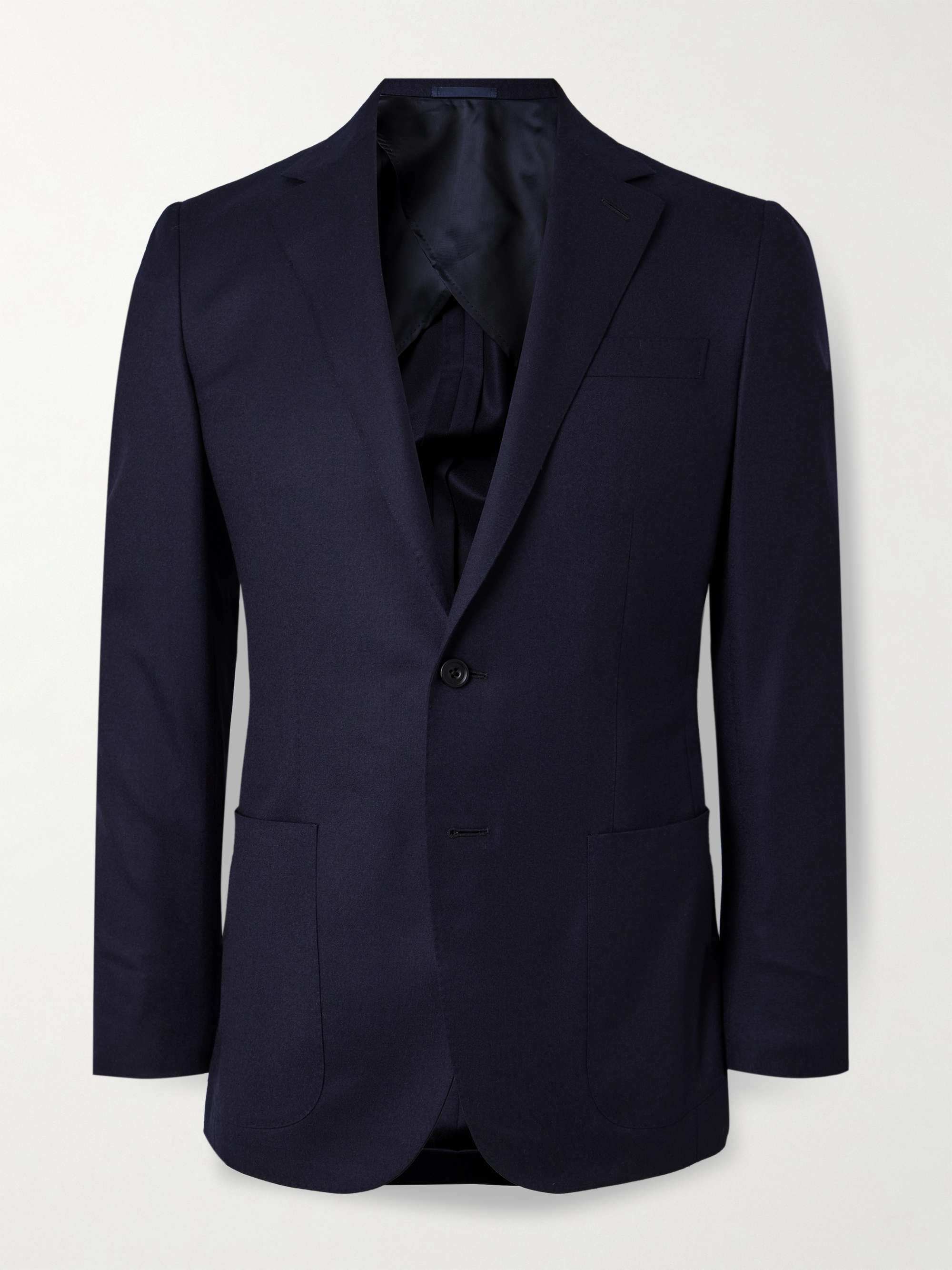 Slim-Fit Wool Blazer view