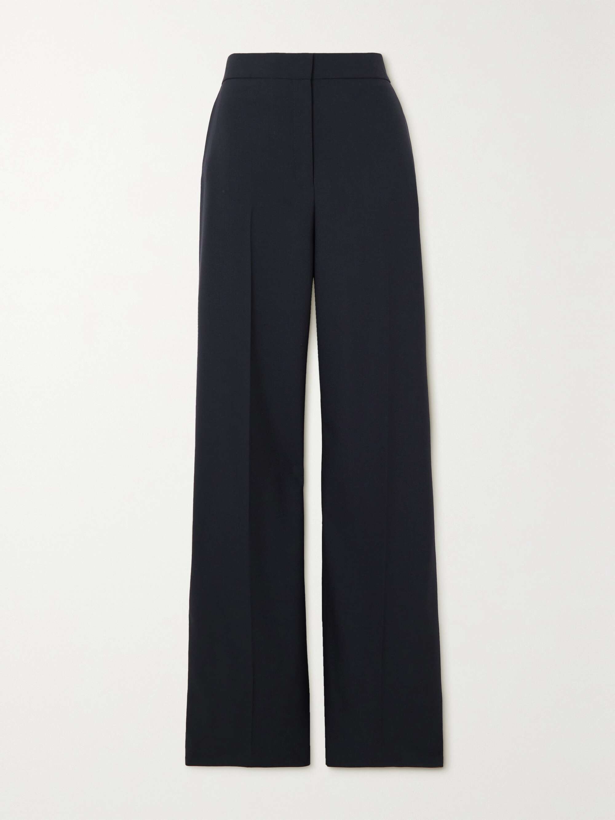 Delton pleated wool straight-leg pants view