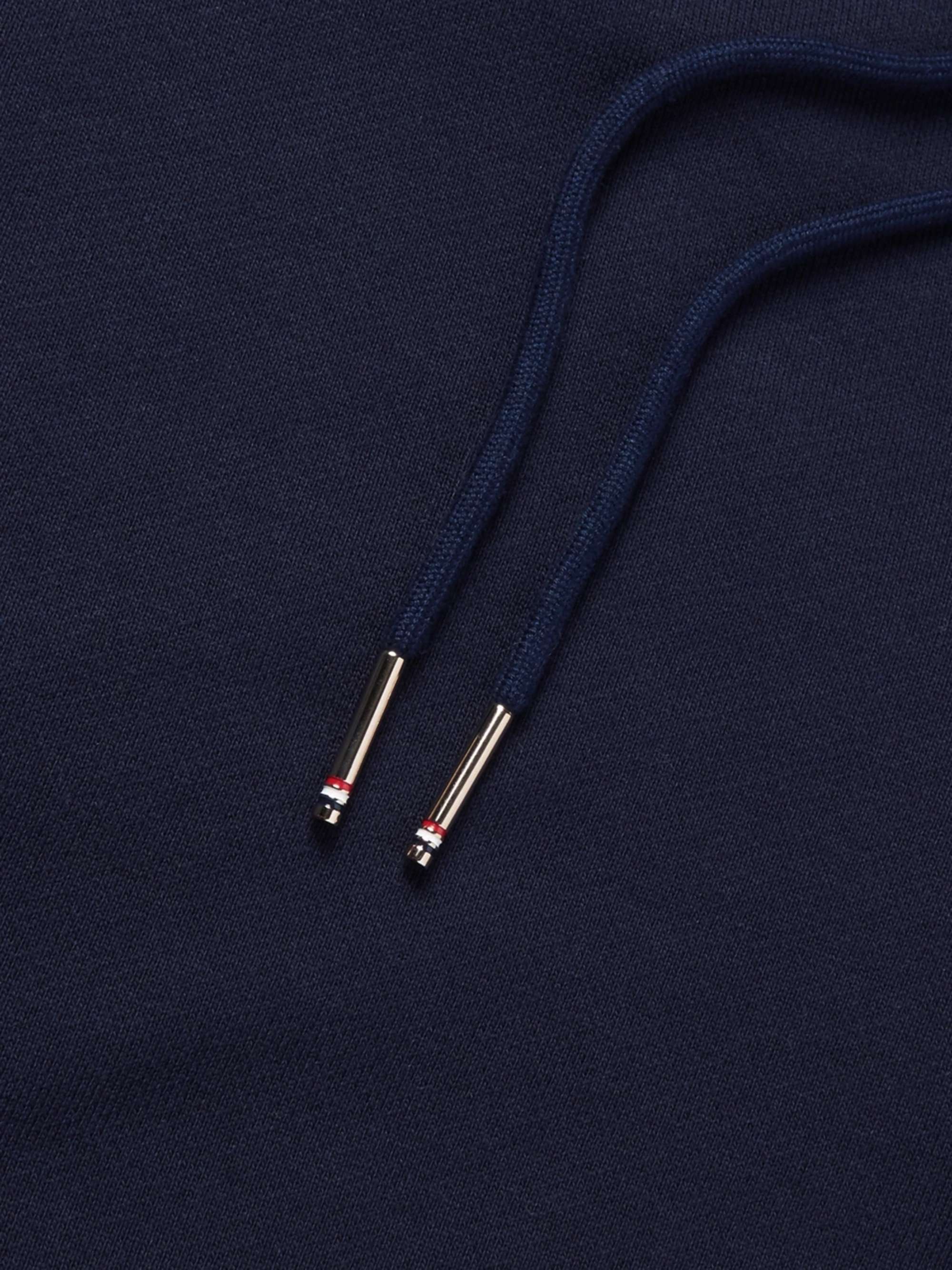 Tapered Striped Loopback Cotton-Jersey Sweatpants view