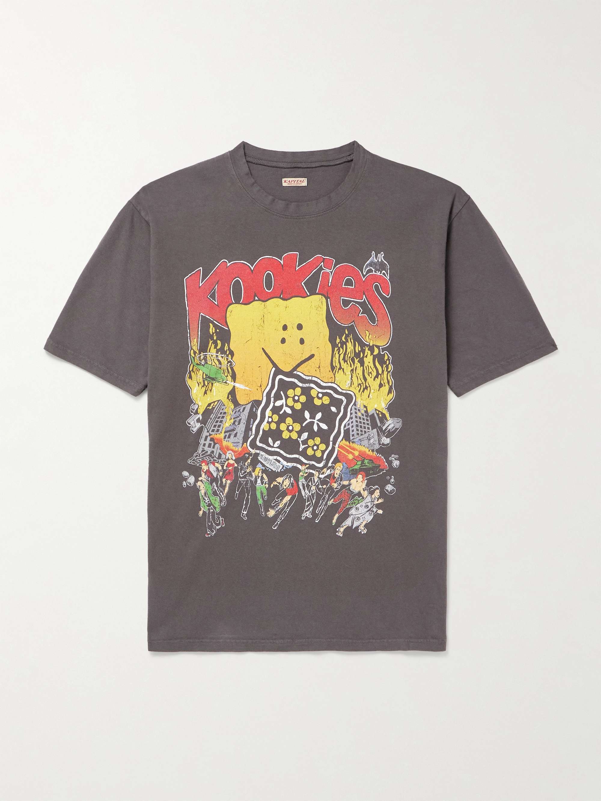 Buster Peckish Bowy Printed Cotton-Jersey T-Shirt view