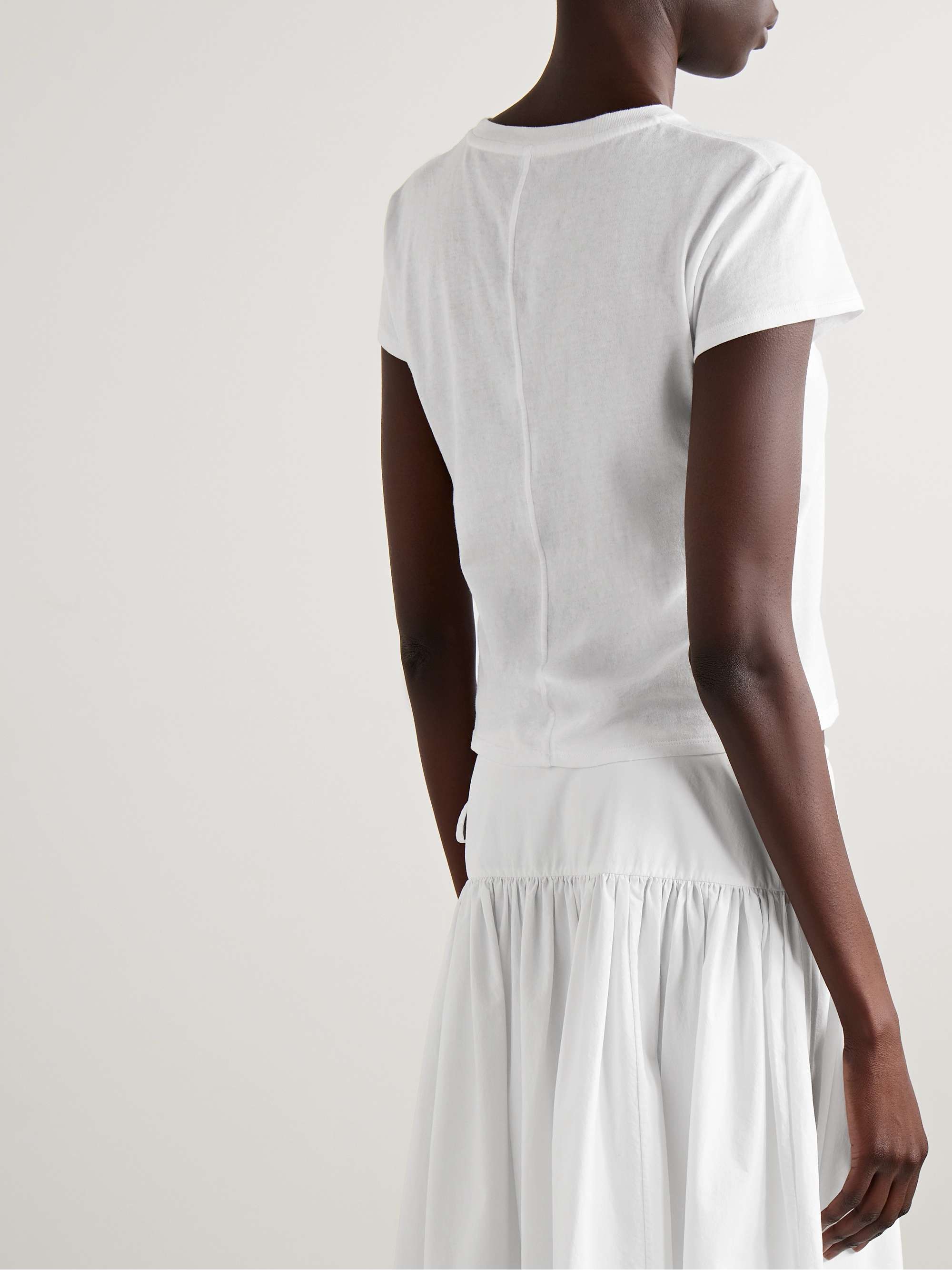 Tori cotton-jersey T-shirt view