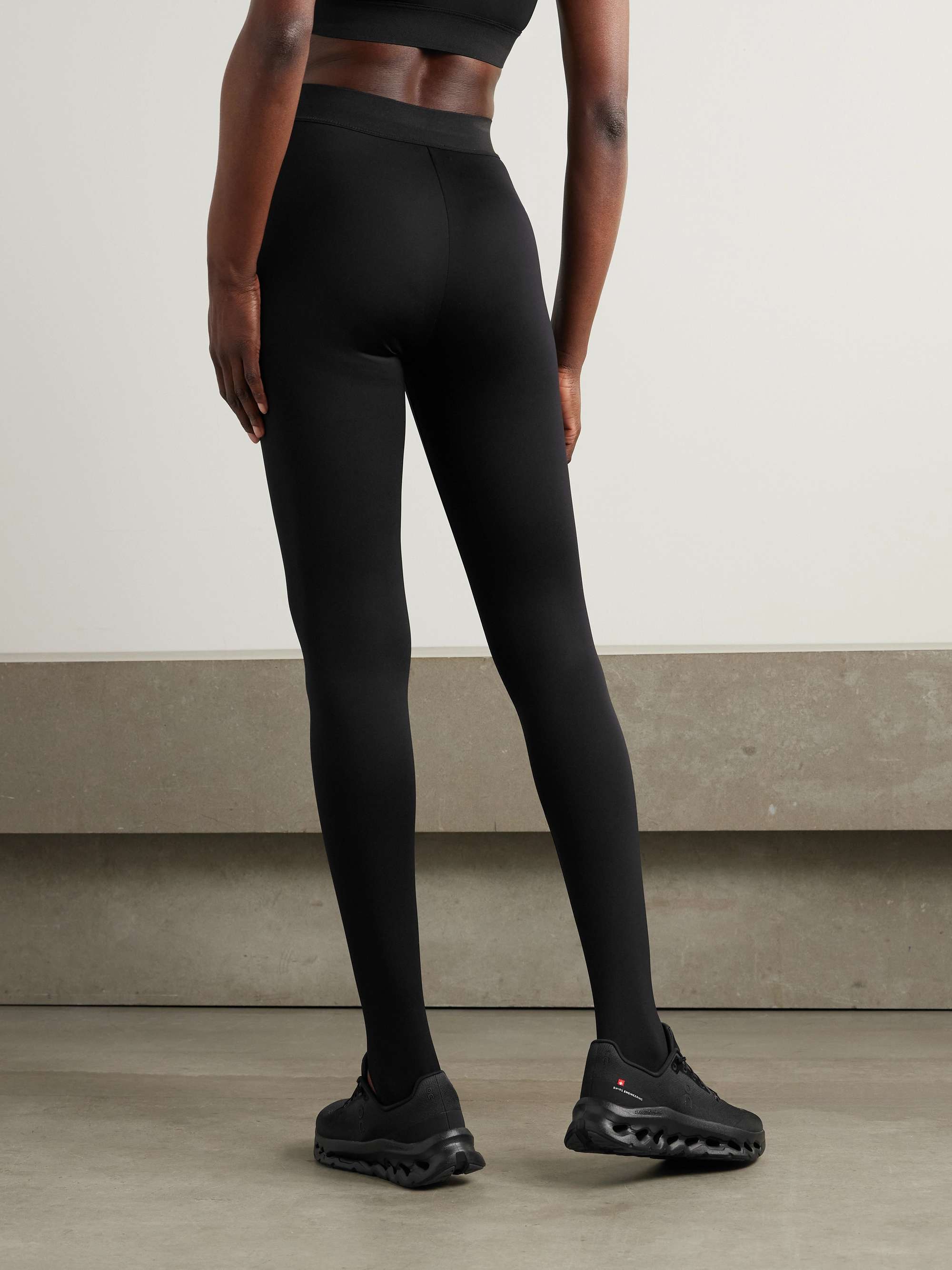 + RHW stretch-jersey stirrup leggings view