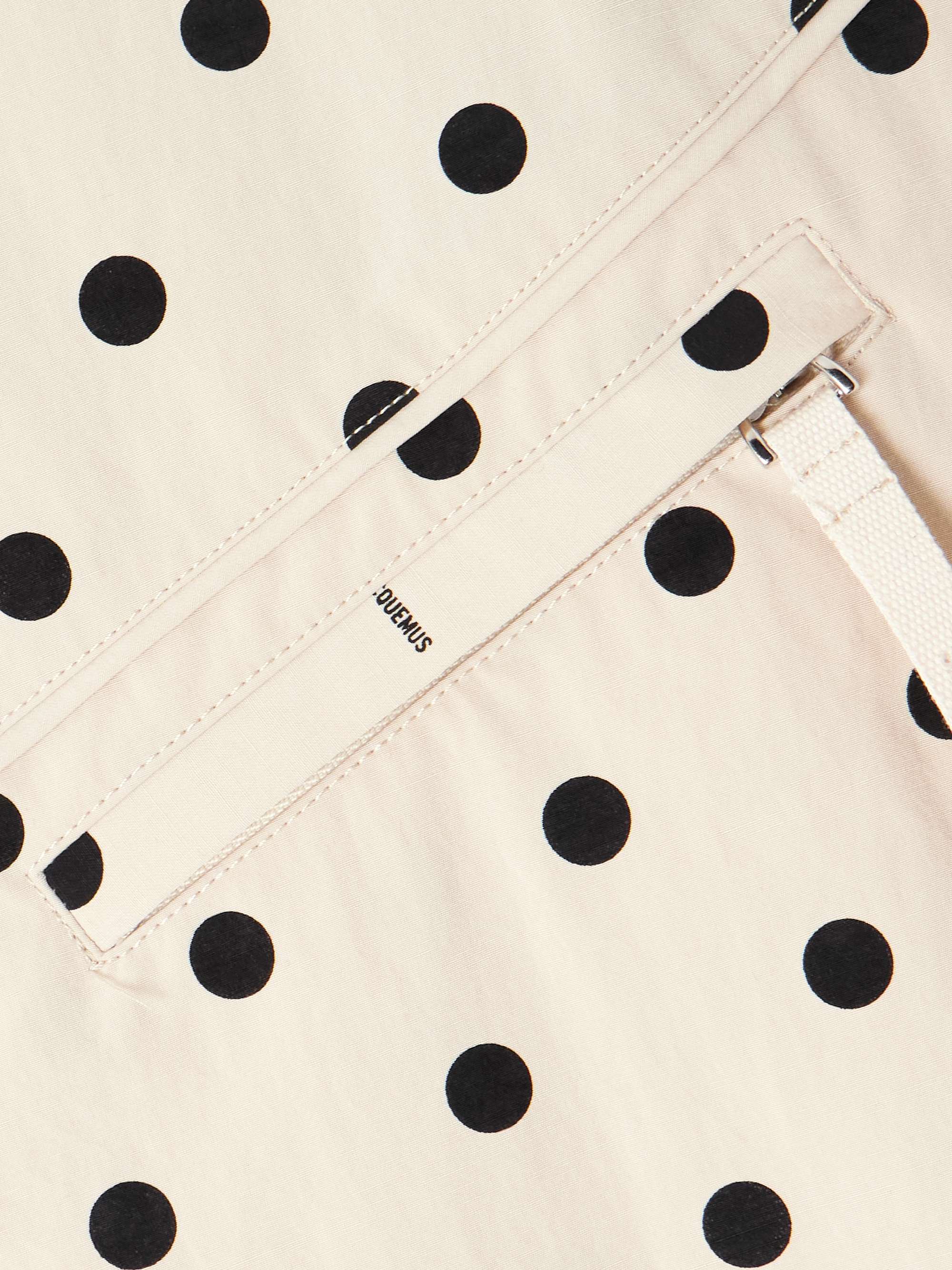 Blouson Bateau hooded polka-dot shell jacket view