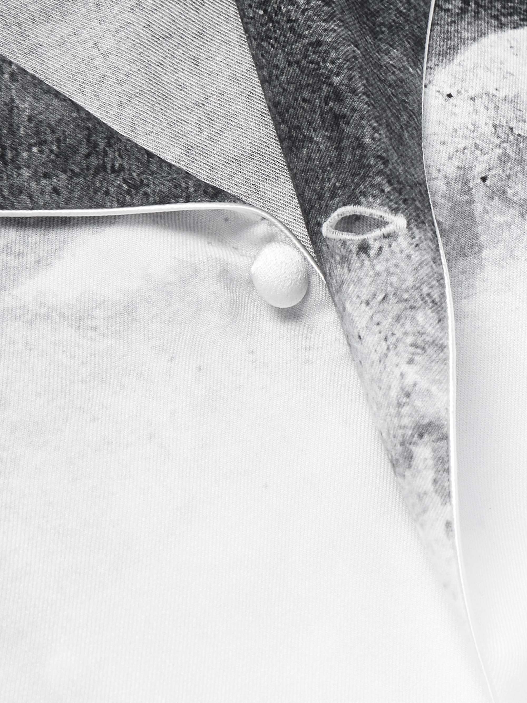 Moon Camp-Collar Logo-Embroidered Printed Twill Shirt view