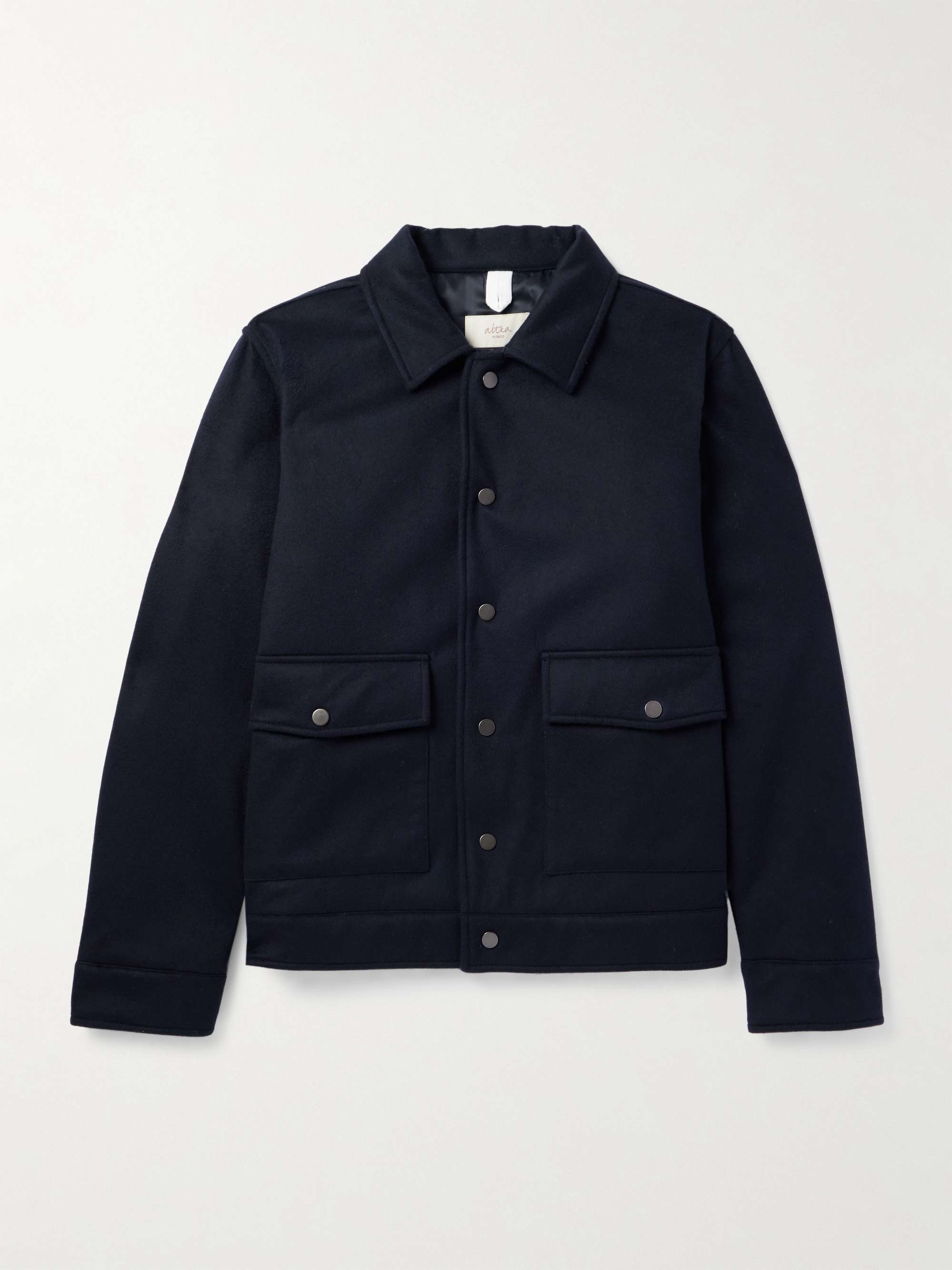 Victor Virgin Wool-Blend Felt Jacket view