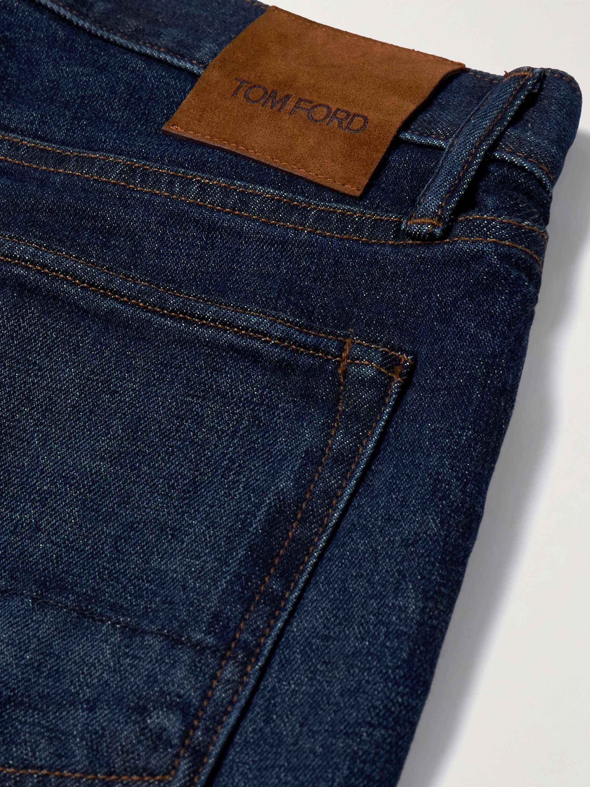 Slim-Fit Straight-Leg Selvedge Jeans view