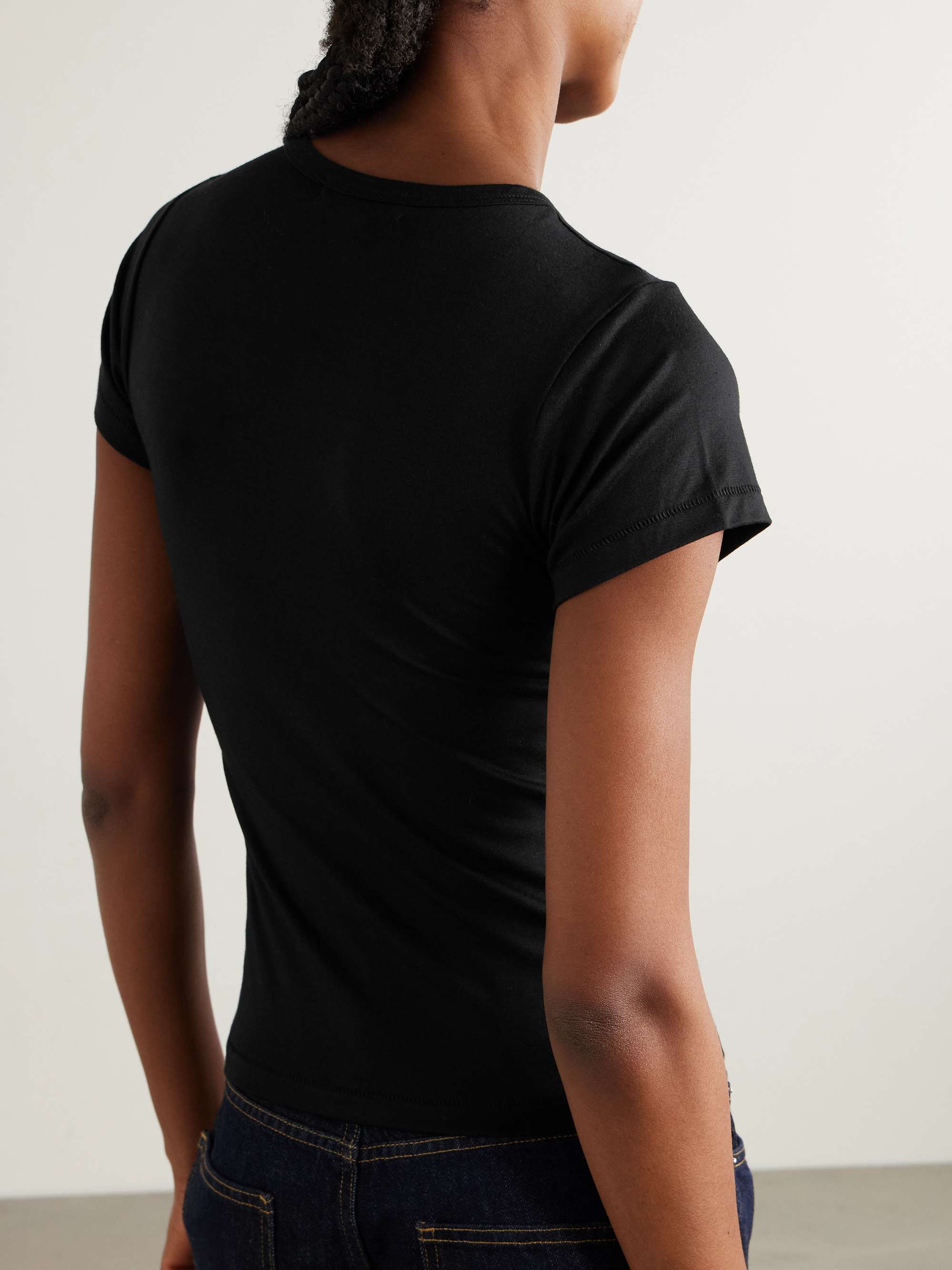 Stretch-modal jersey T-shirt view