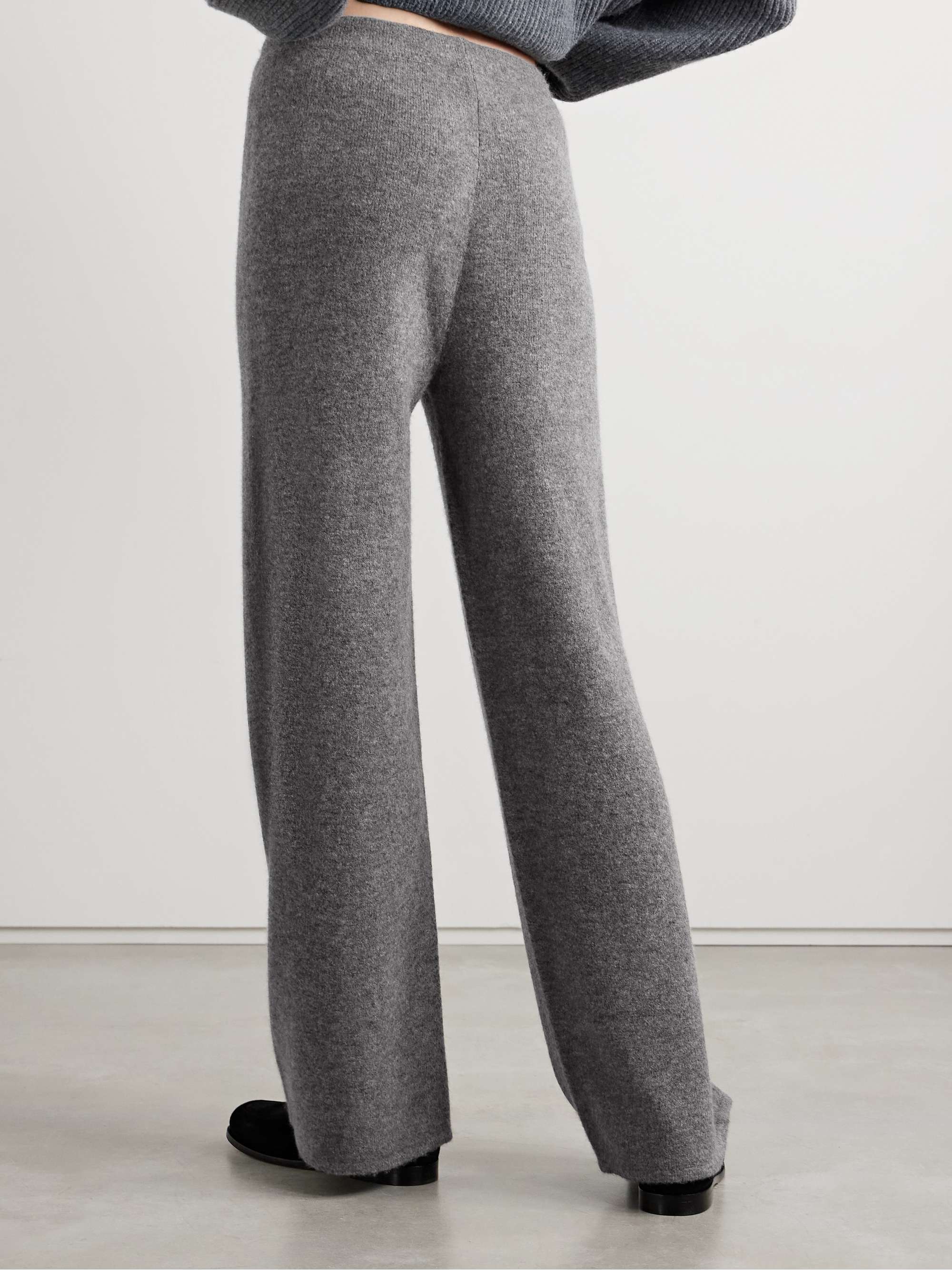 Merino wool-blend track pants view