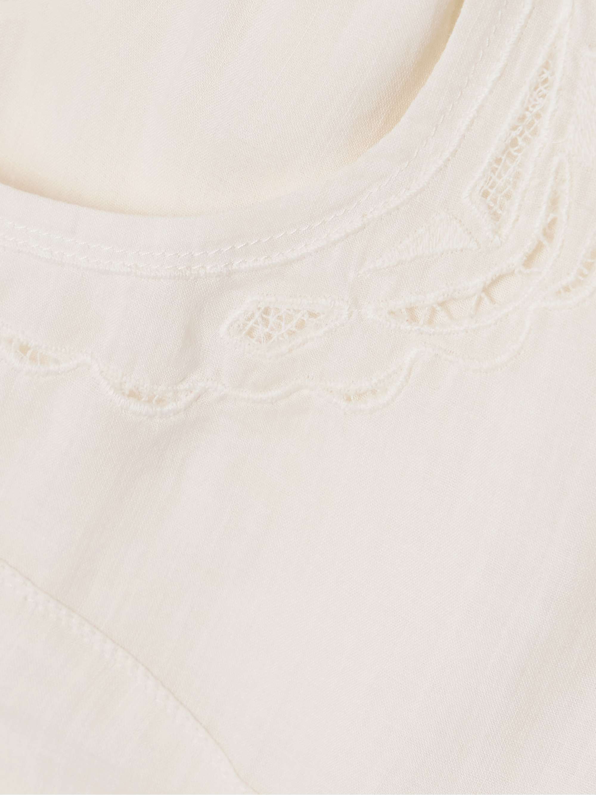 Lola embroidered ramie shorts view