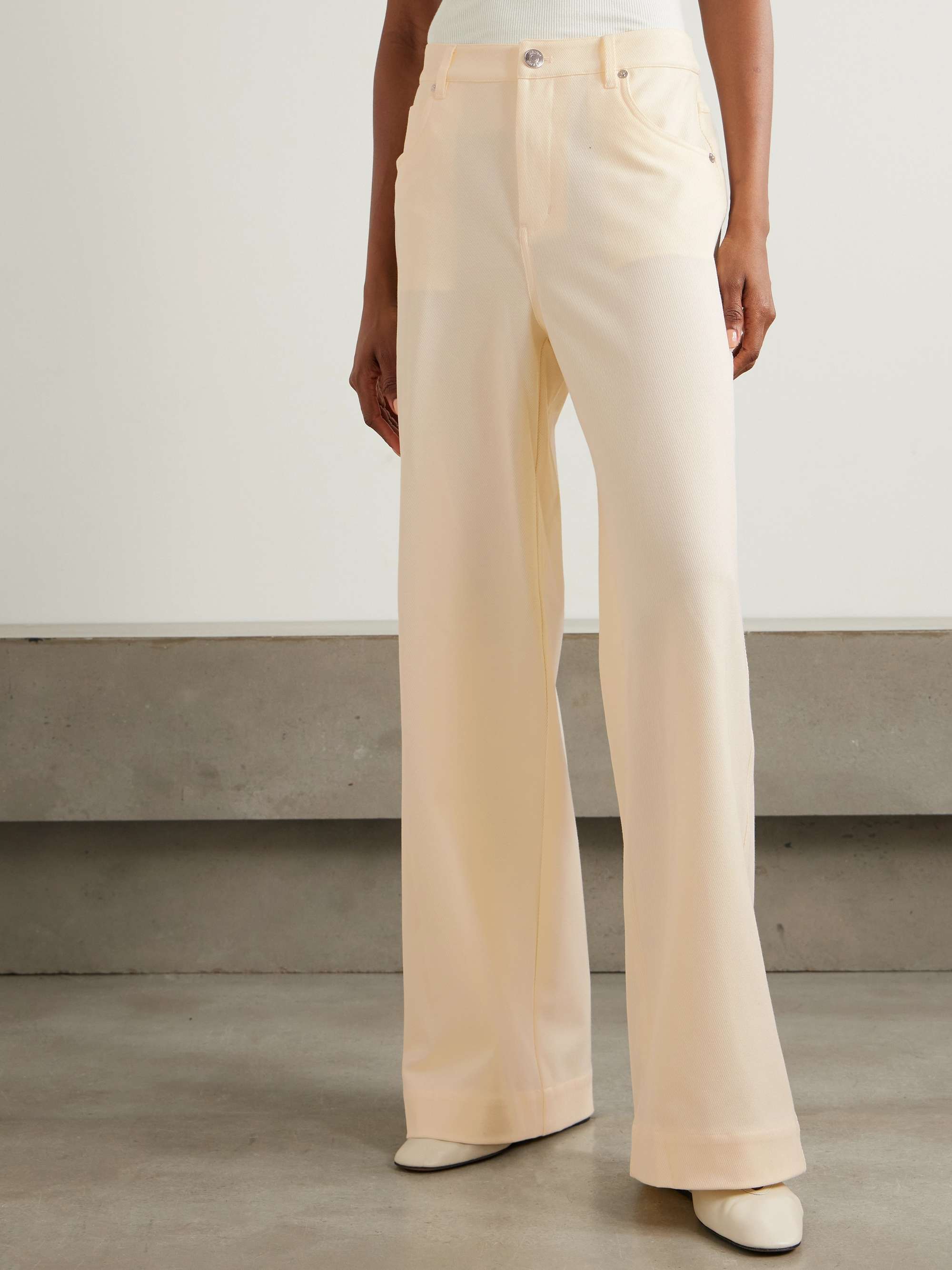 Grayson twill wide-leg pants view