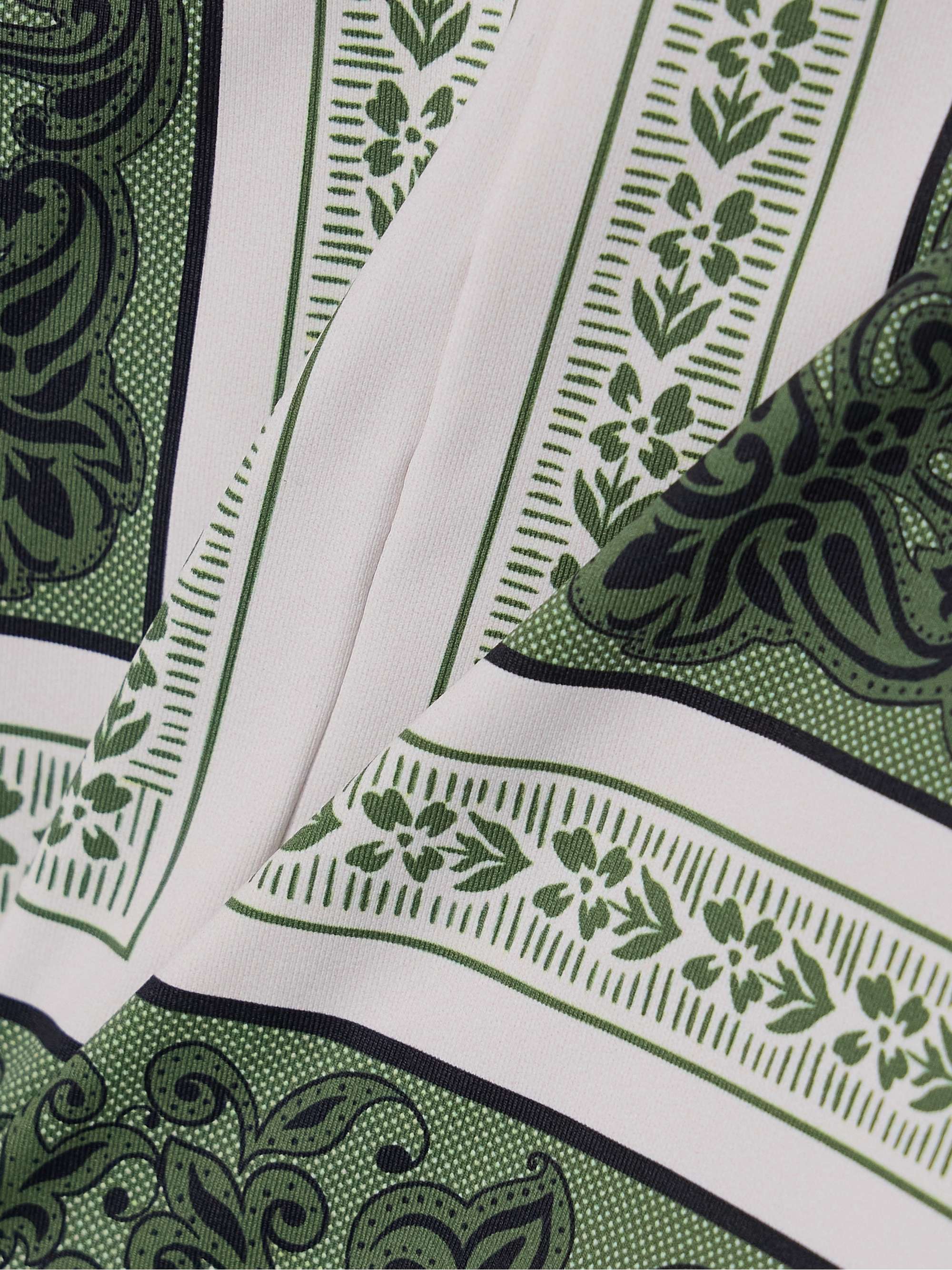 Fonda cutout printed swimsuit view