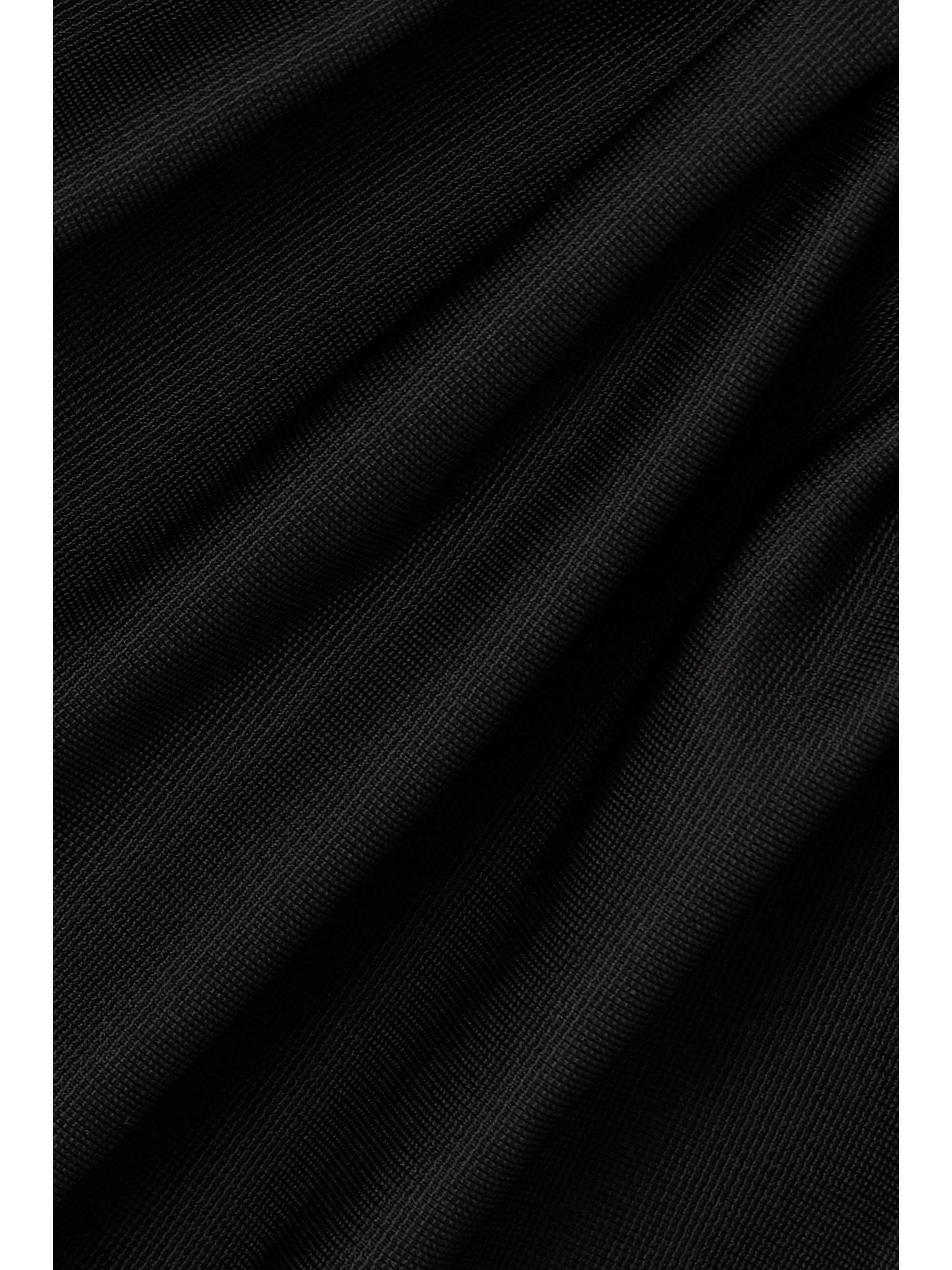 Ruched stretch-jersey turtleneck mini dress view