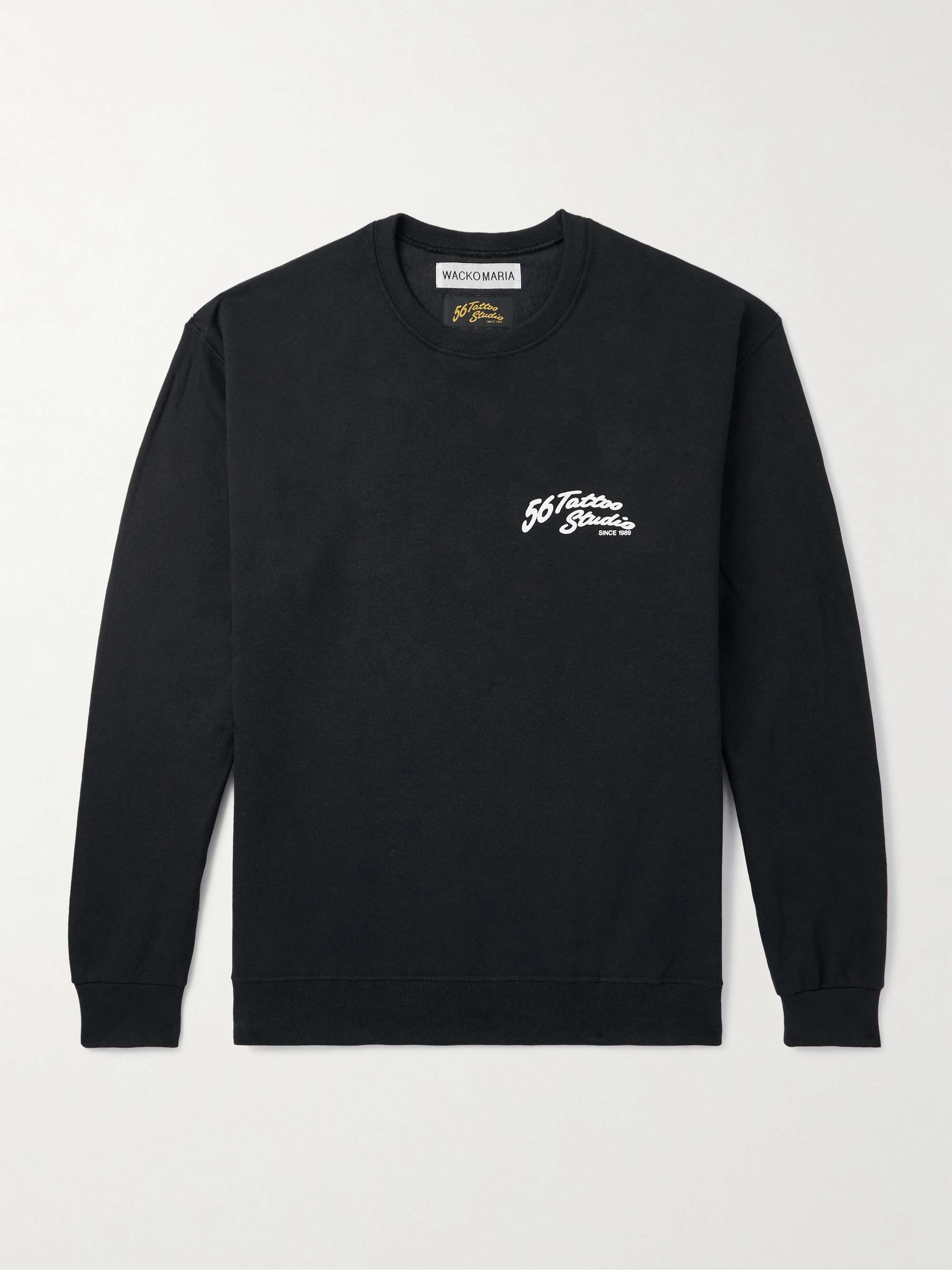 + 56 Tattoo Studio Printed Cotton-Jersey Sweatshirt view