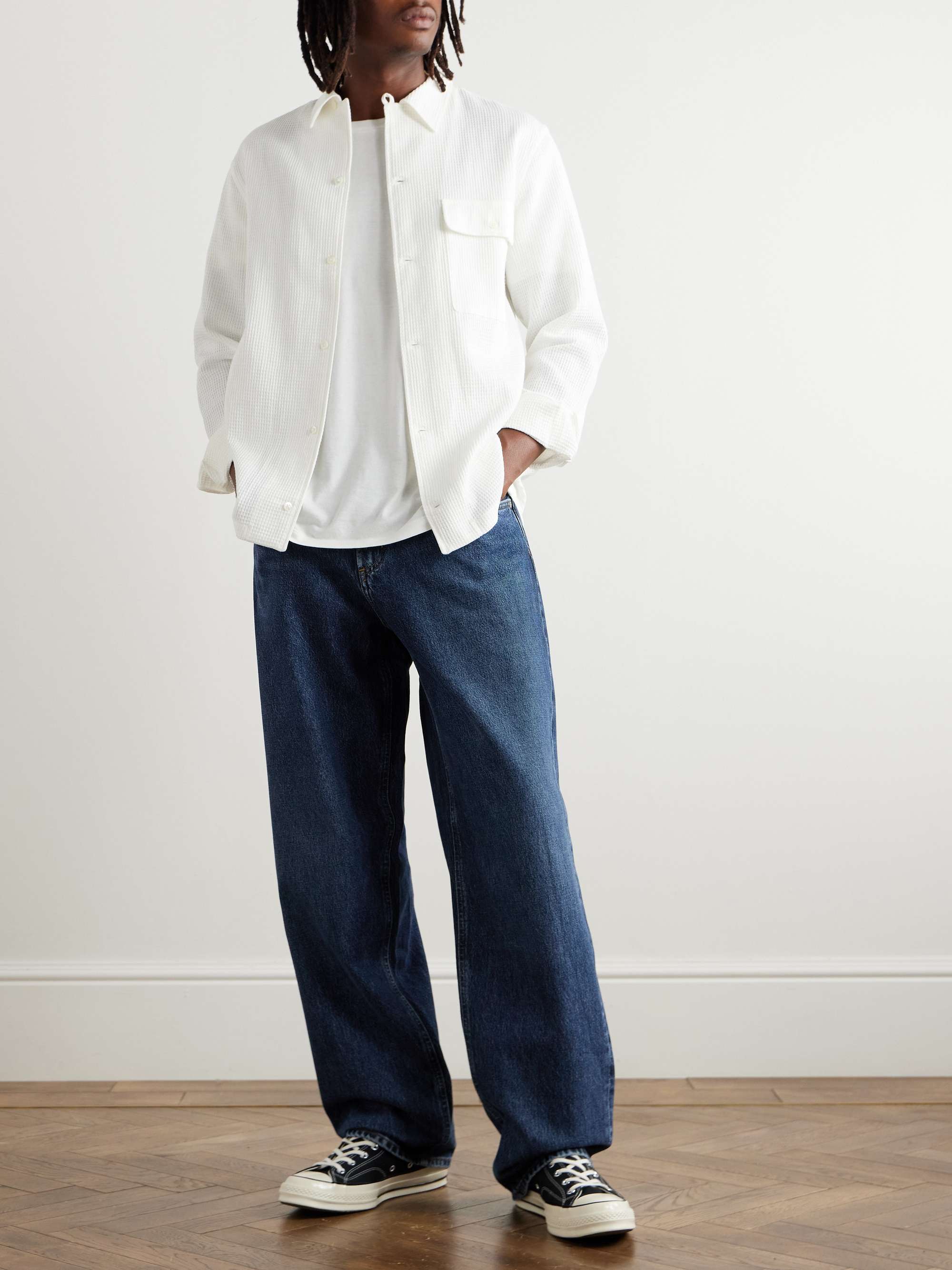 Fusion Straight-Leg Organic Jeans view