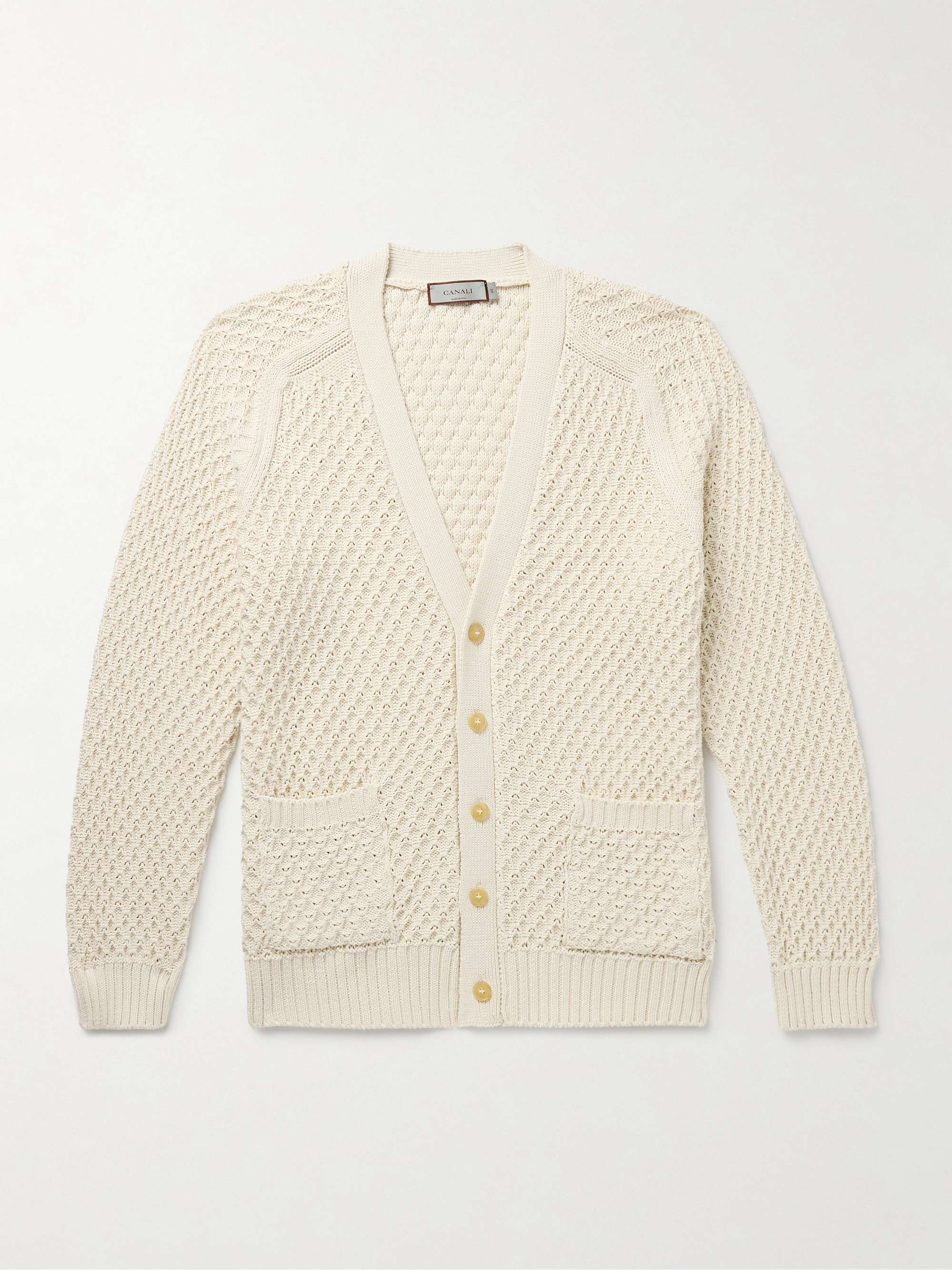 Textured Cotton Cardigan view