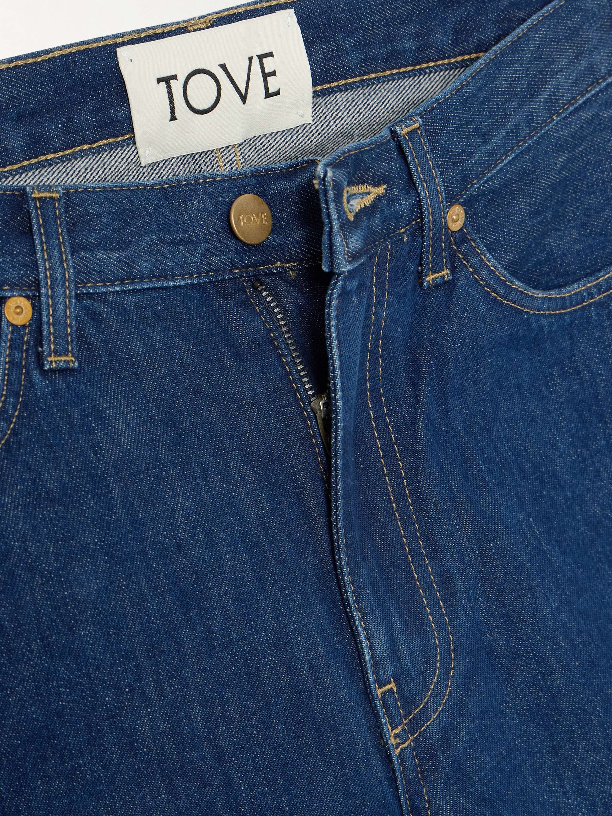 Sade high-rise straight-leg recycled jeans view