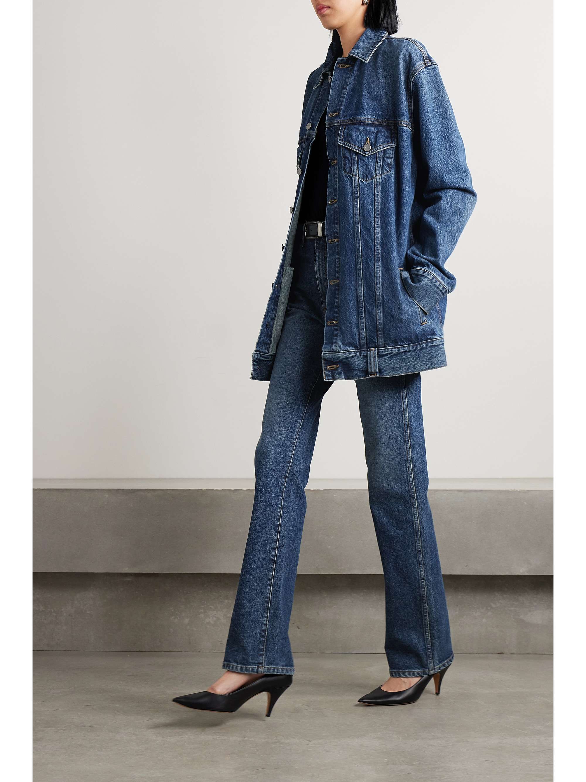 Danielle Stretch high-rise slim-leg jeans view