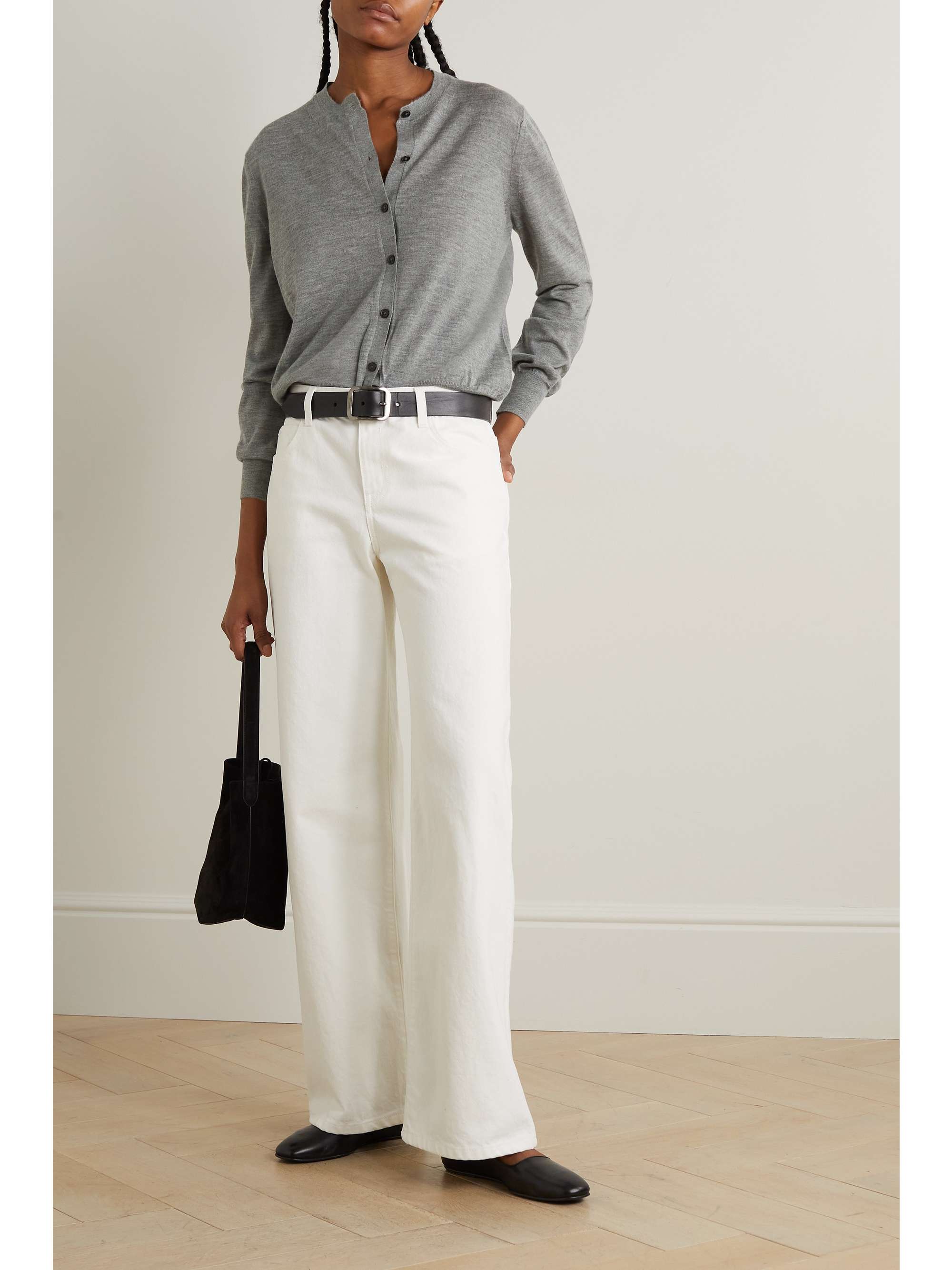 Essentials Battersea cashmere cardigan view