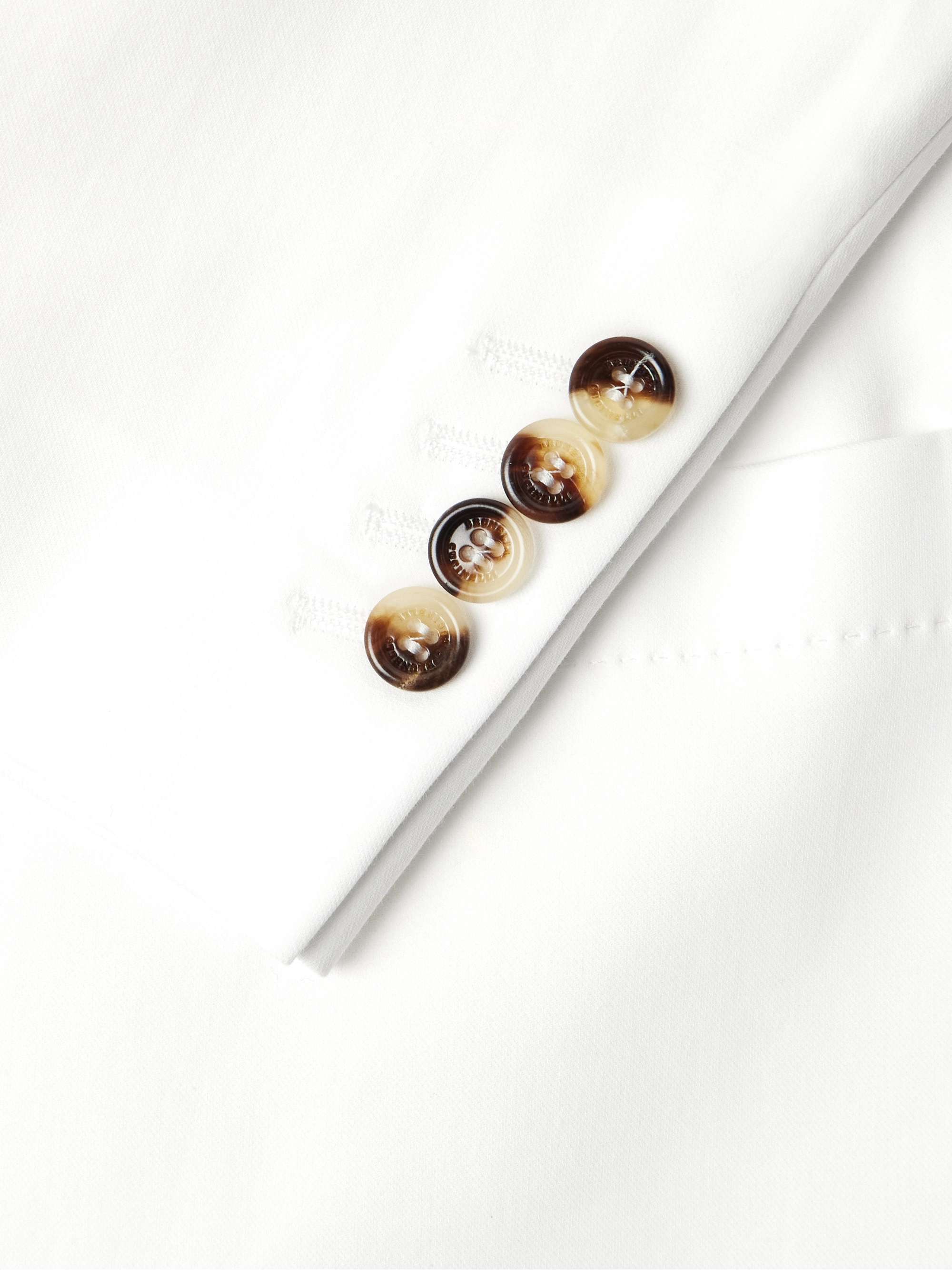 Slim-Fit Cotton-Twill Suit Jacket view