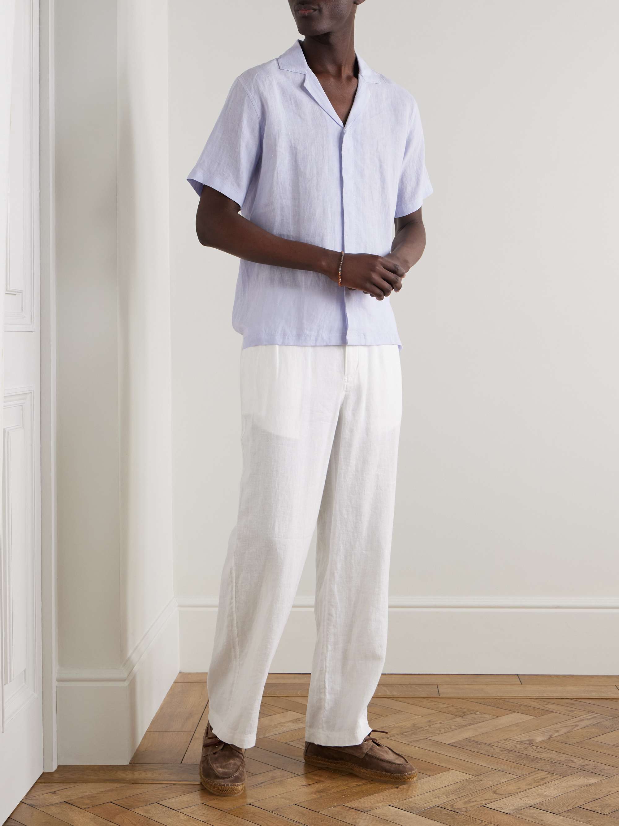 Maitan II Camp-Collar Linen Shirt view